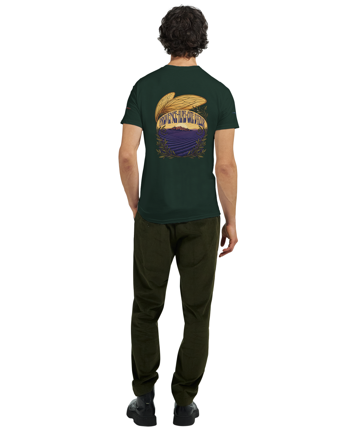 Unisex T-Shirt Provence-Alpes-Côte d'Azur, schwerer Rundhalsausschnitt | Gildan® 5000