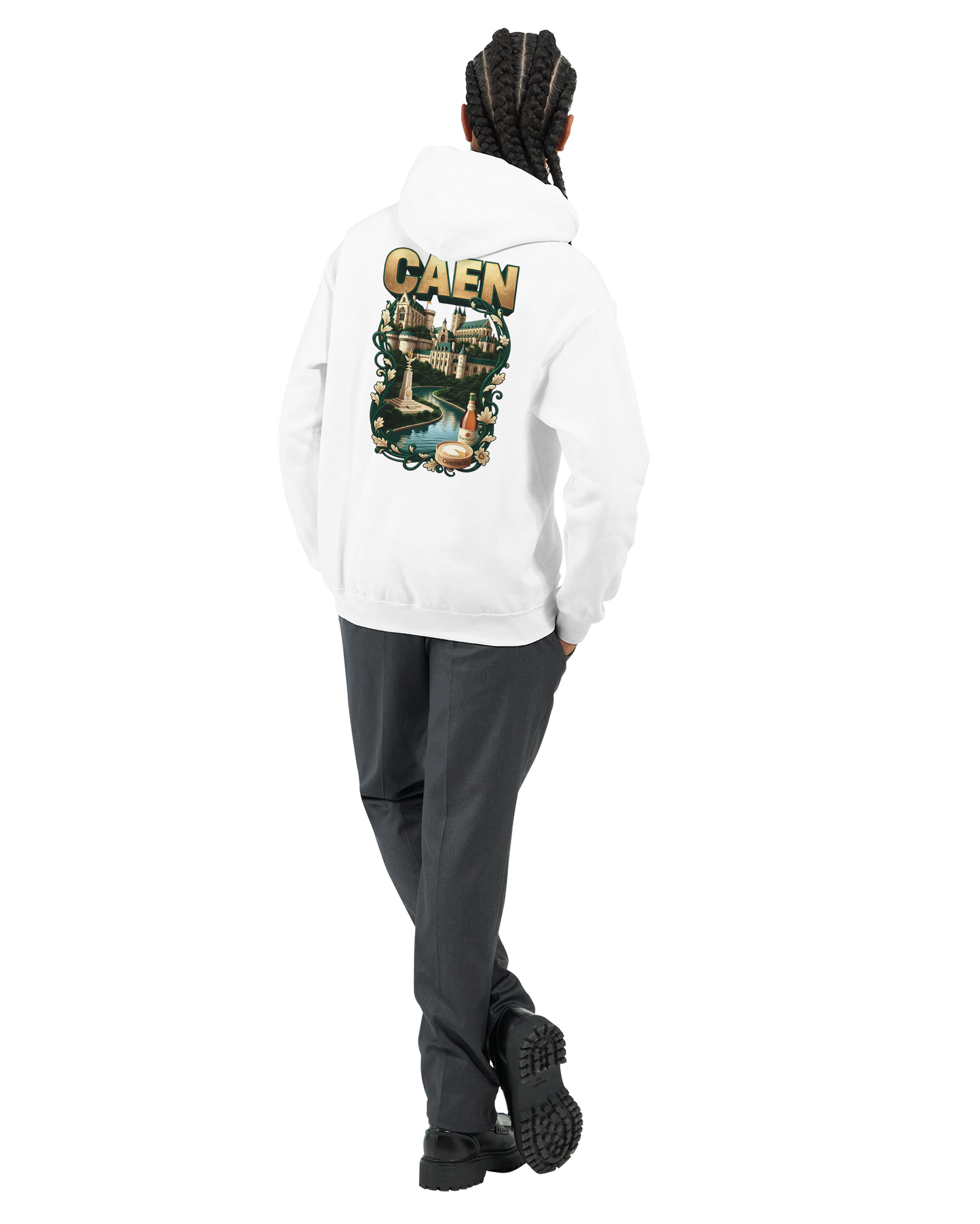 Kapuzenpullover "Caen, Stadt Frankreichs" Unisex Klassiker | Gildan® 18500