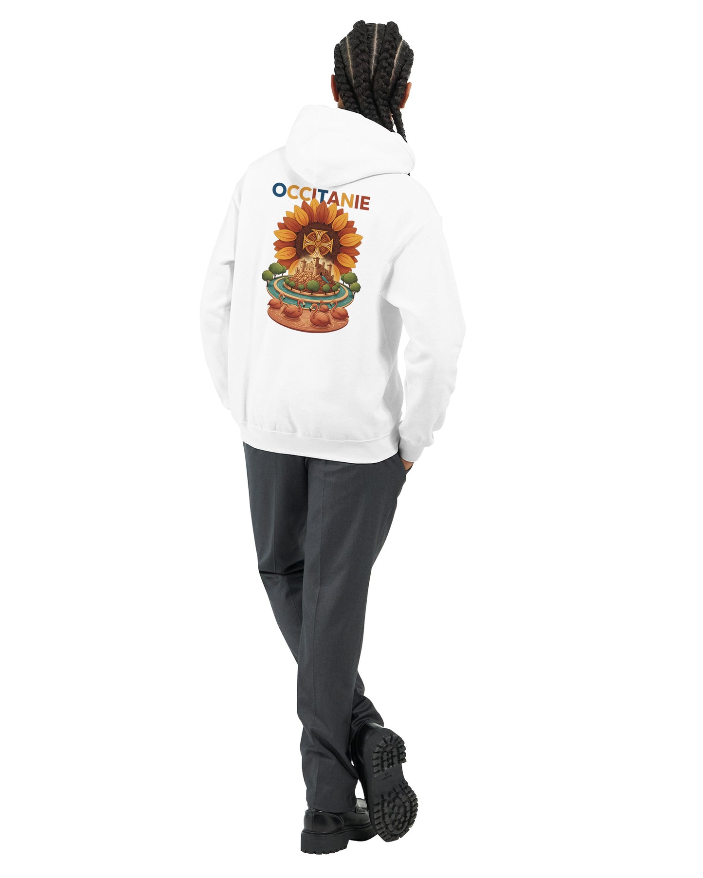 Klassischer Unisex-Kapuzenpullover Okzitanien | Gildan® 18500