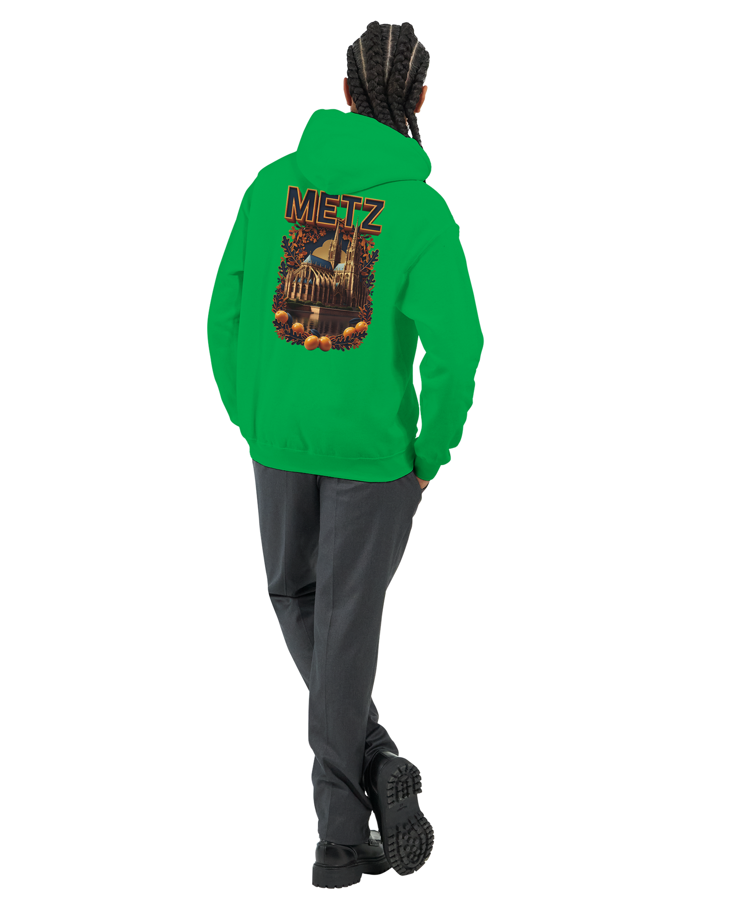 Unisex-Hoodie Metz Stadt Frankreich klassisch | Gildan® 18500