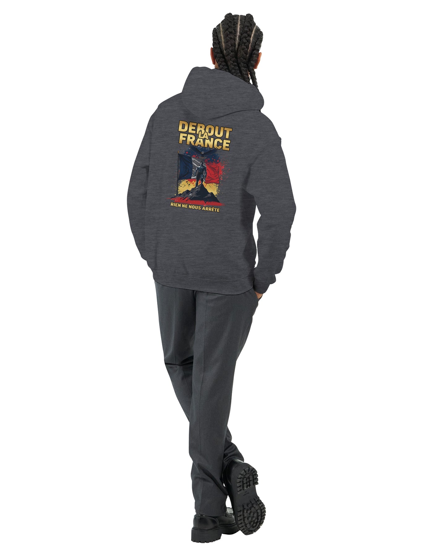 Steh auf, Frankreich, Kapuzenpullover klassisch | Gildan® 18500