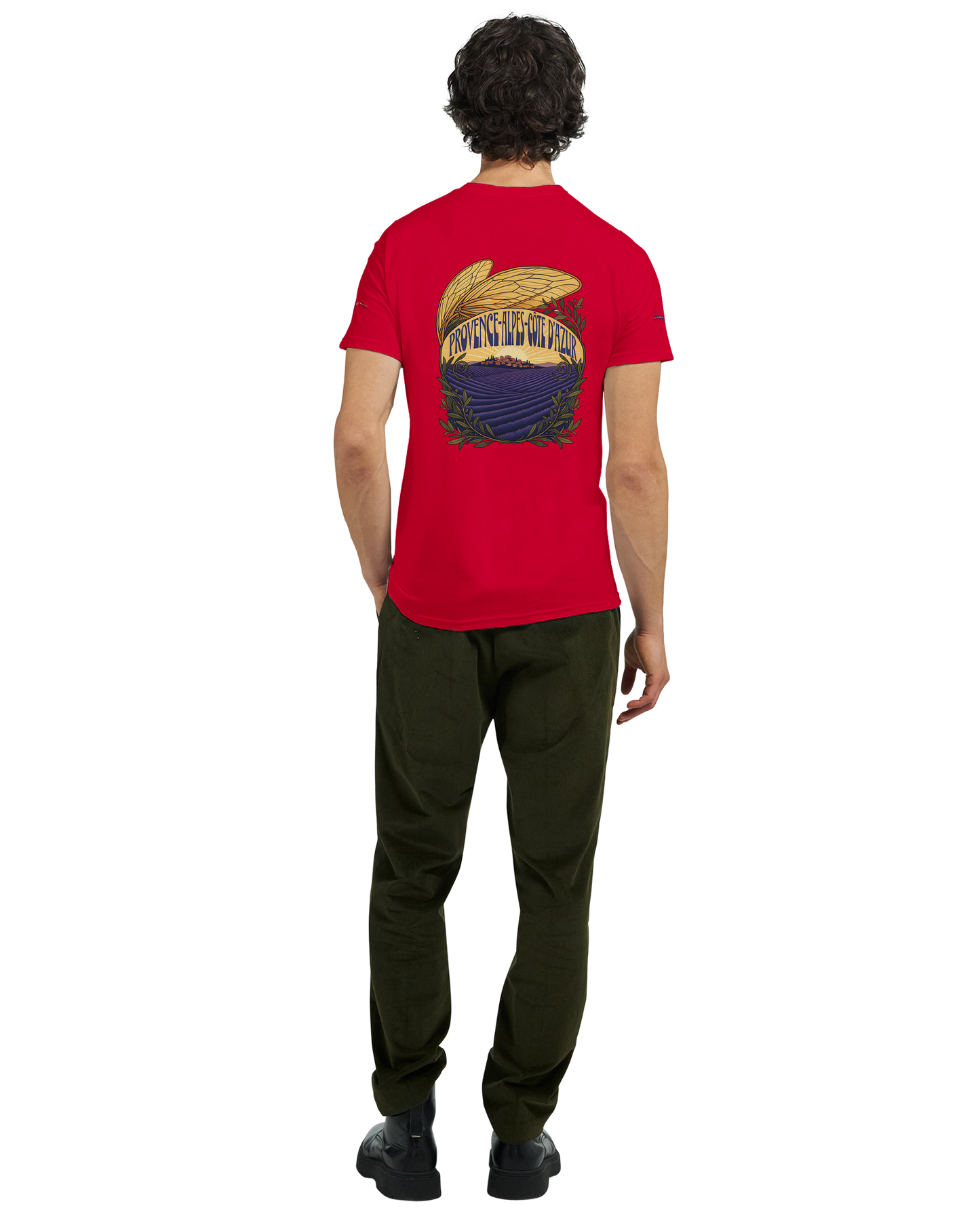 Unisex T-Shirt Provence-Alpes-Côte d'Azur, schwerer Rundhalsausschnitt | Gildan® 5000