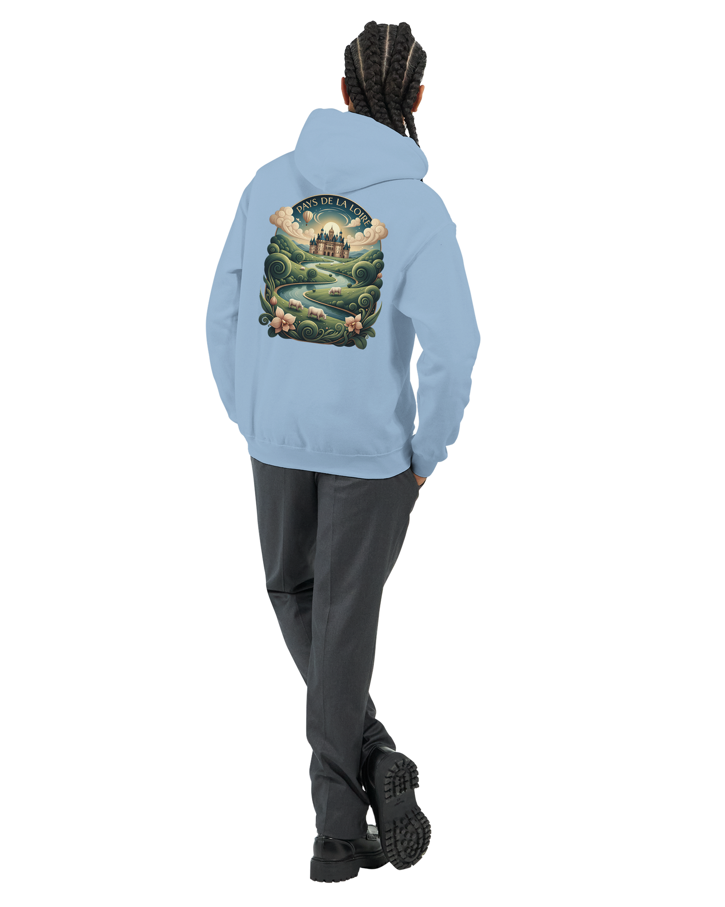 Klassischer Unisex-Kapuzenpullover Pays de la Loire | Gildan® 18500