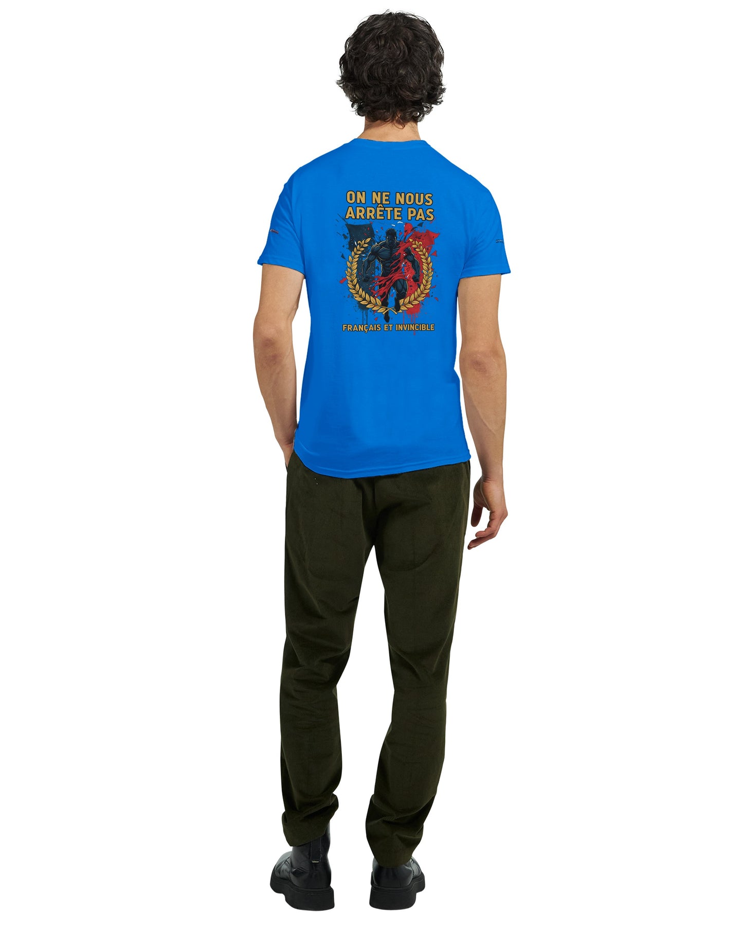 Men's "Can't Stop Us" French Style Heavyweight Crewneck T-shirt | Gildan® 5000
