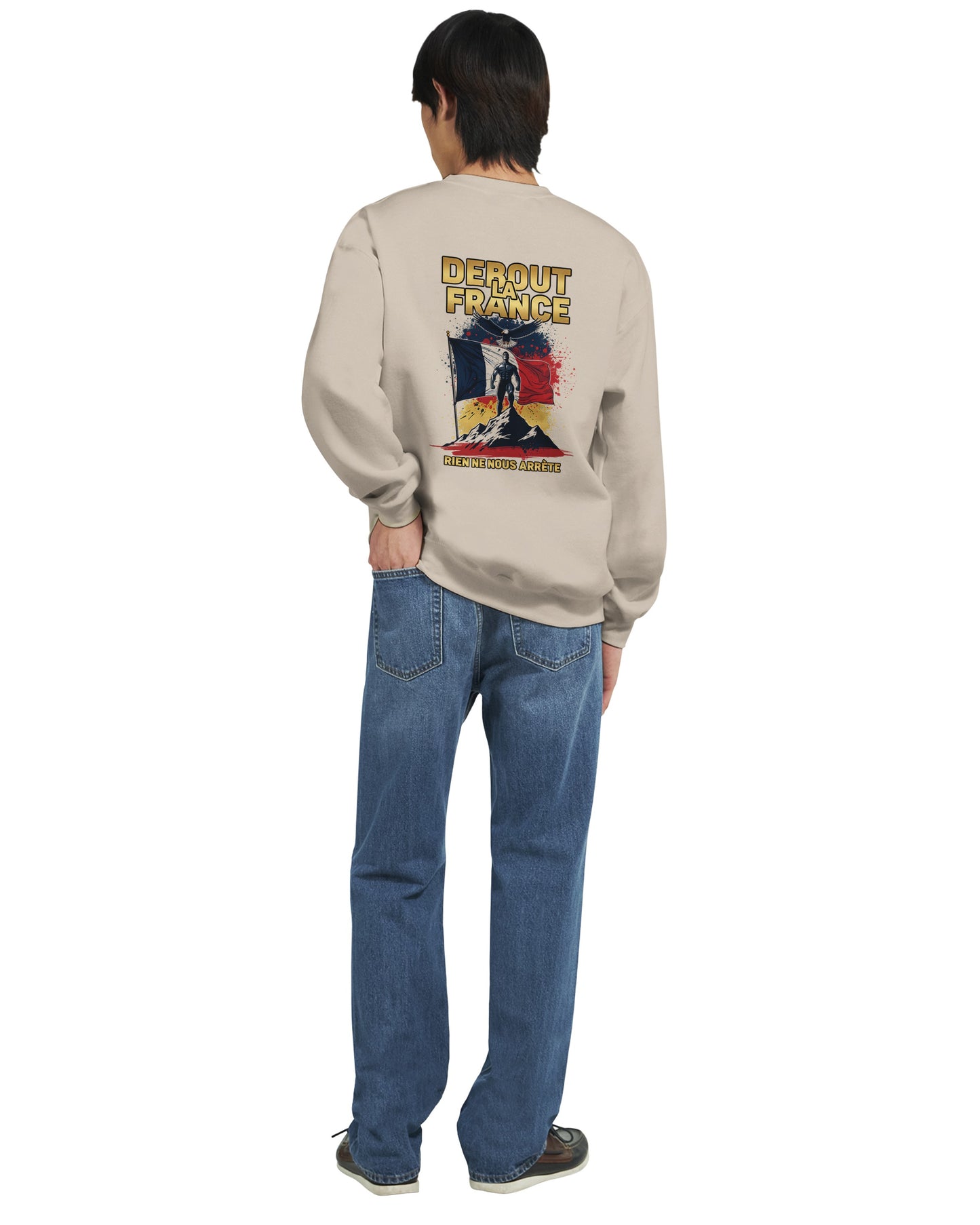 Klassisches Rundhals-Sweatshirt „Debout la France“ | Gildan® 18000