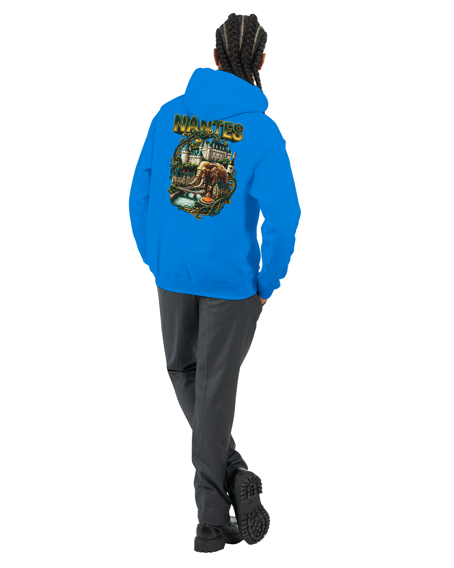 Unisex-Kapuzenpullover Nantes Stadt Frankreich klassisch | Gildan® 18500