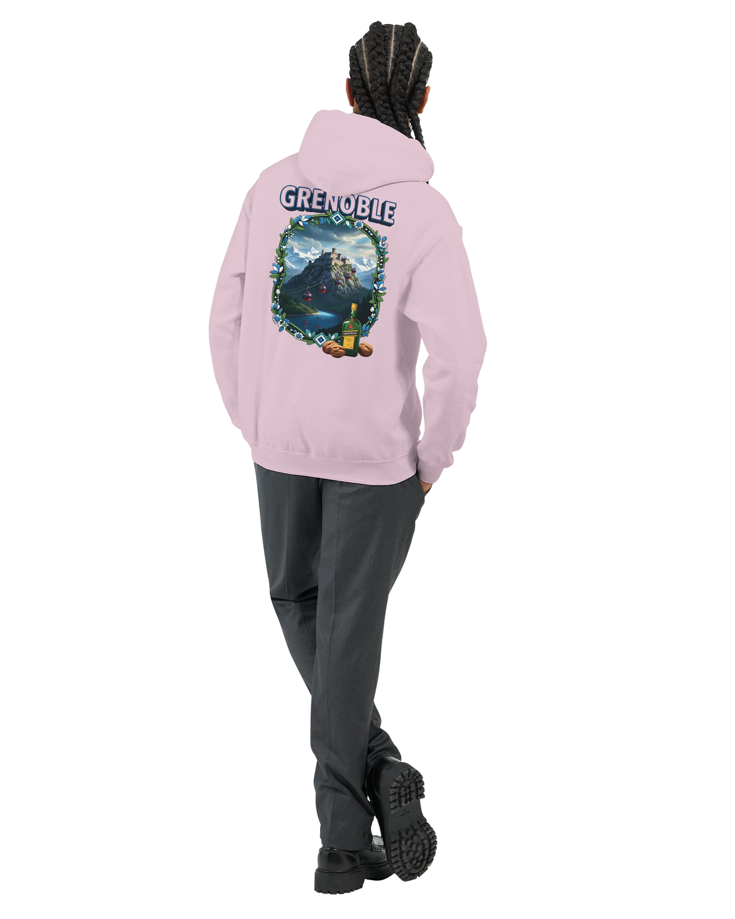 Kapuzenpullover Grenoble Stadt in Frankreich Unisex Classic | Gildan® 18500