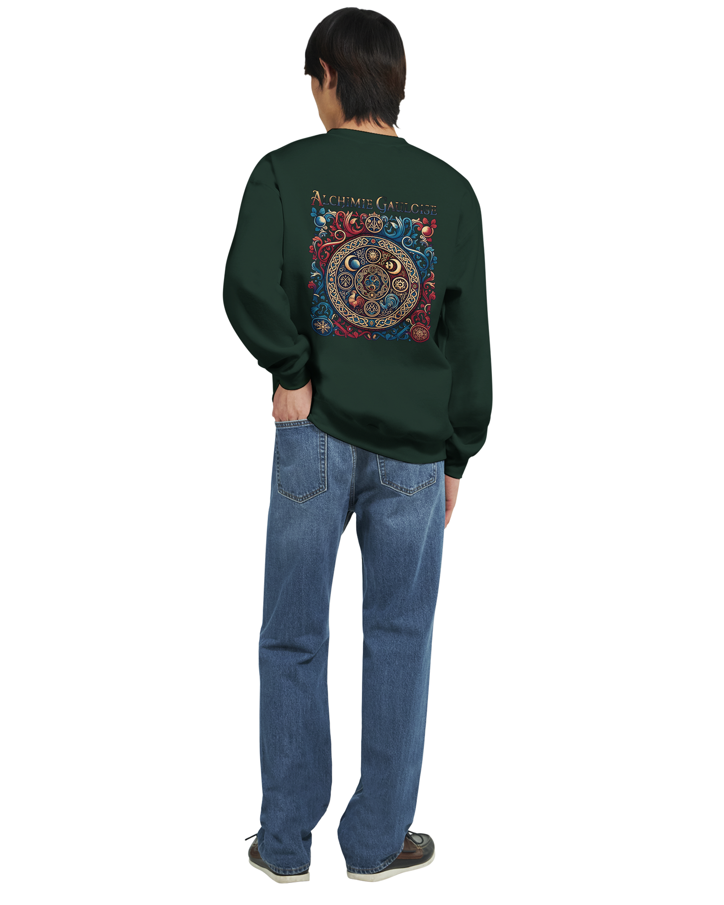 Herren-Sweatshirt "Gallische Alchemie" Klassisches Rundhals-Sweatshirt | Gildan® 18000