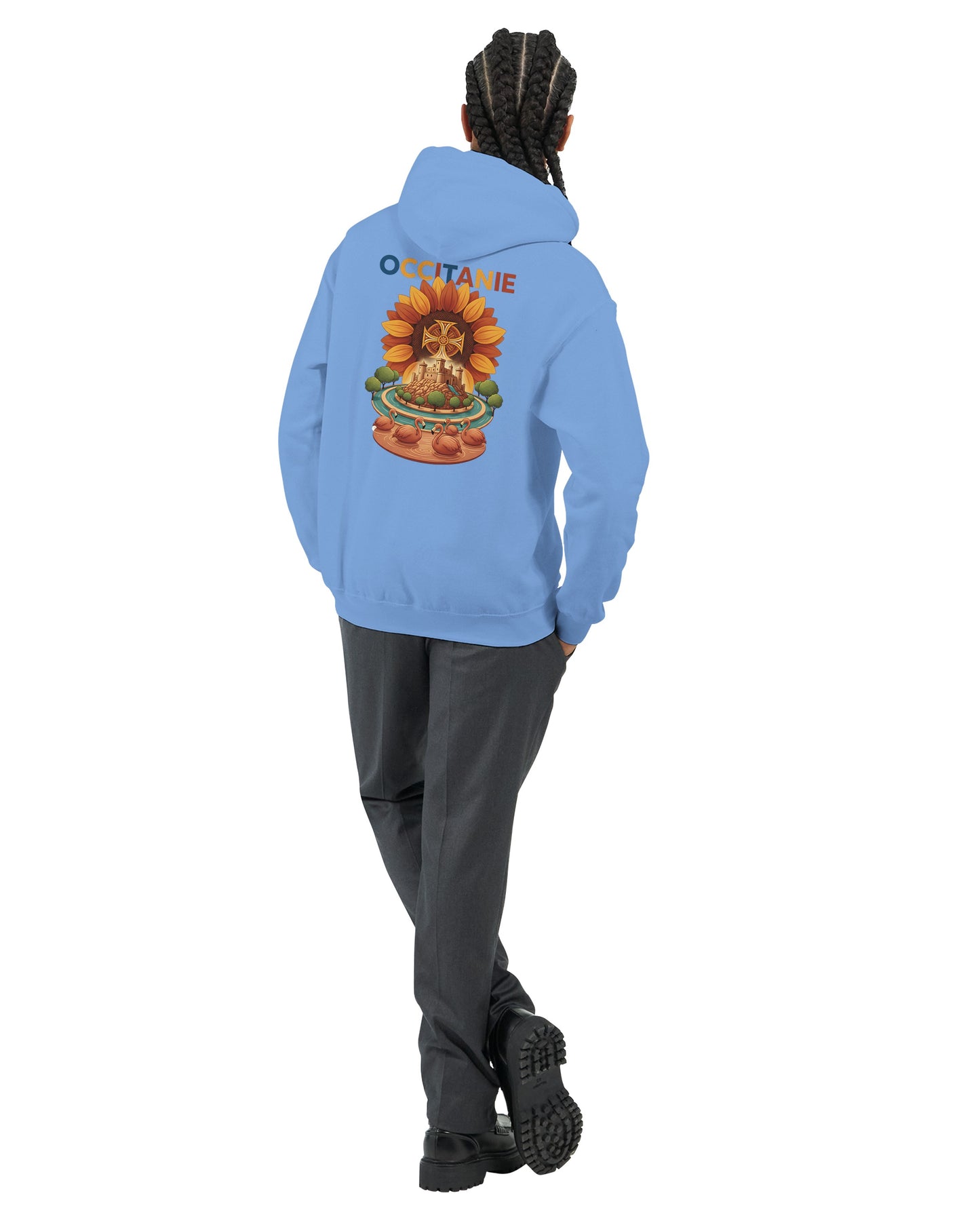 Klassischer Unisex-Kapuzenpullover Okzitanien | Gildan® 18500