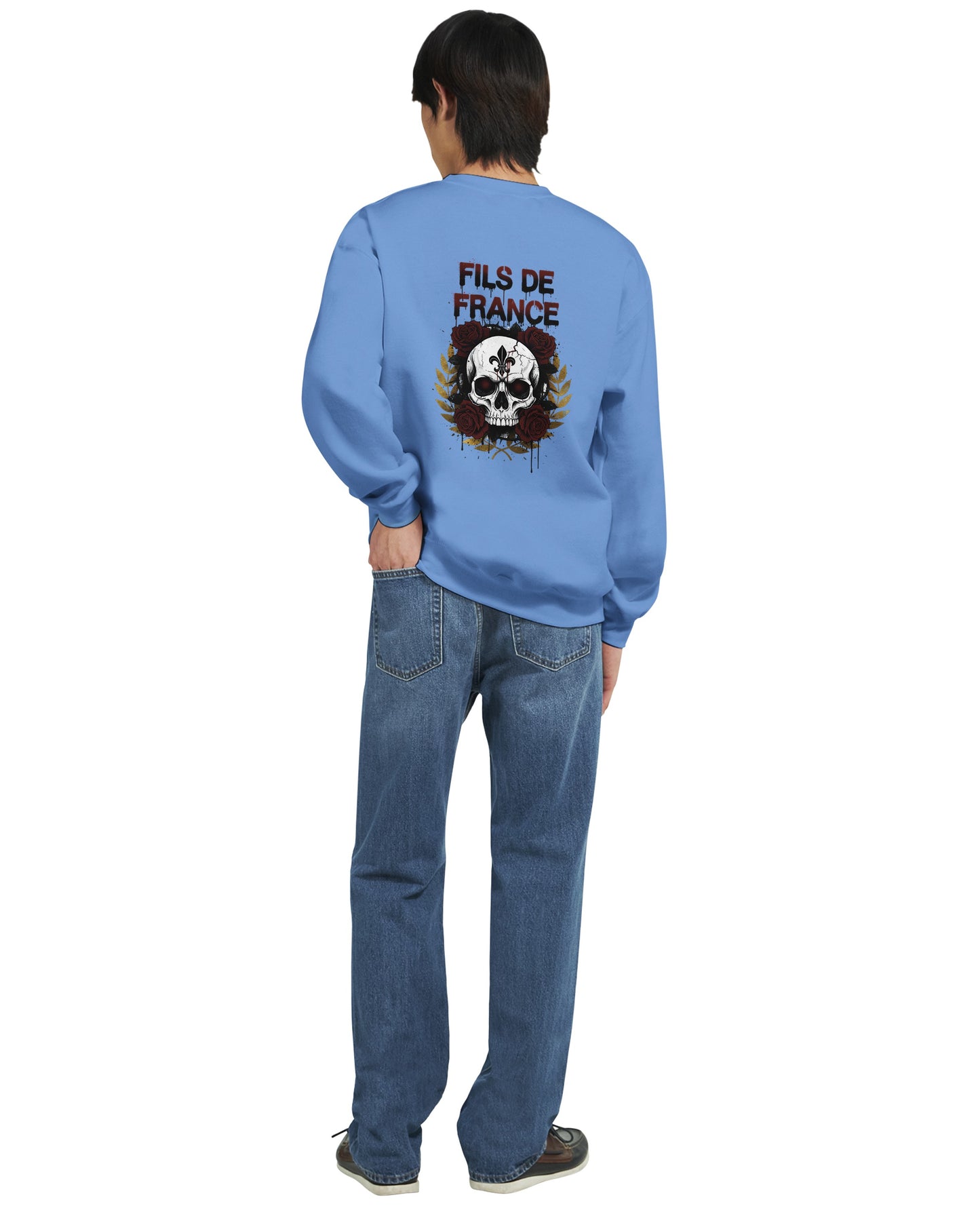 Sweatshirt Fils de France Herren French Style Klassisch Rundhals | Gildan® 18000