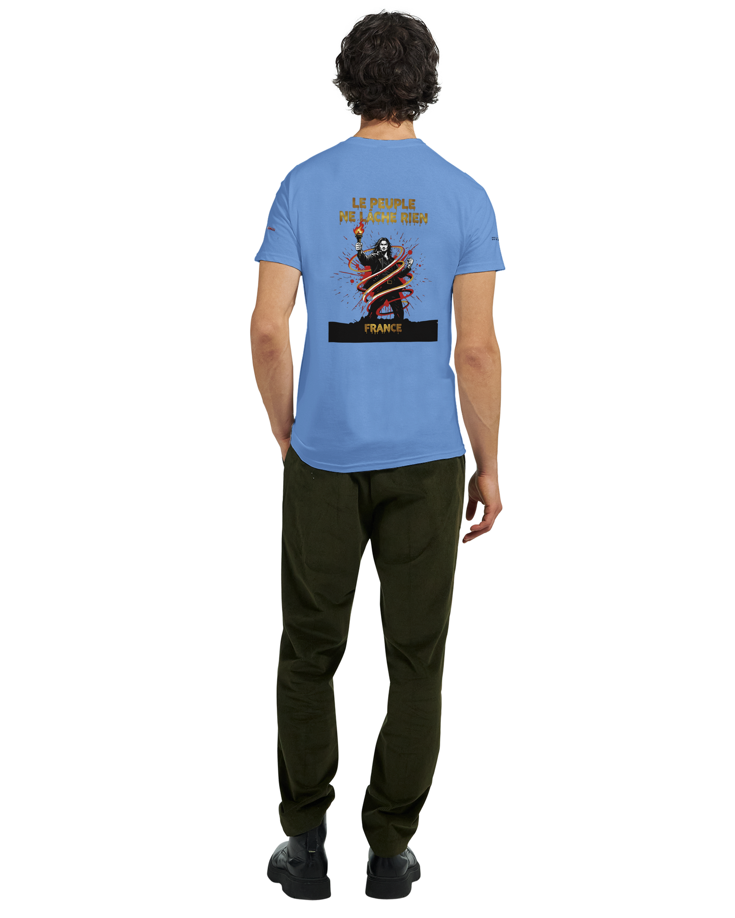 T-shirt Homme Le Peuple Ne Lâche Rien - Coton Premium