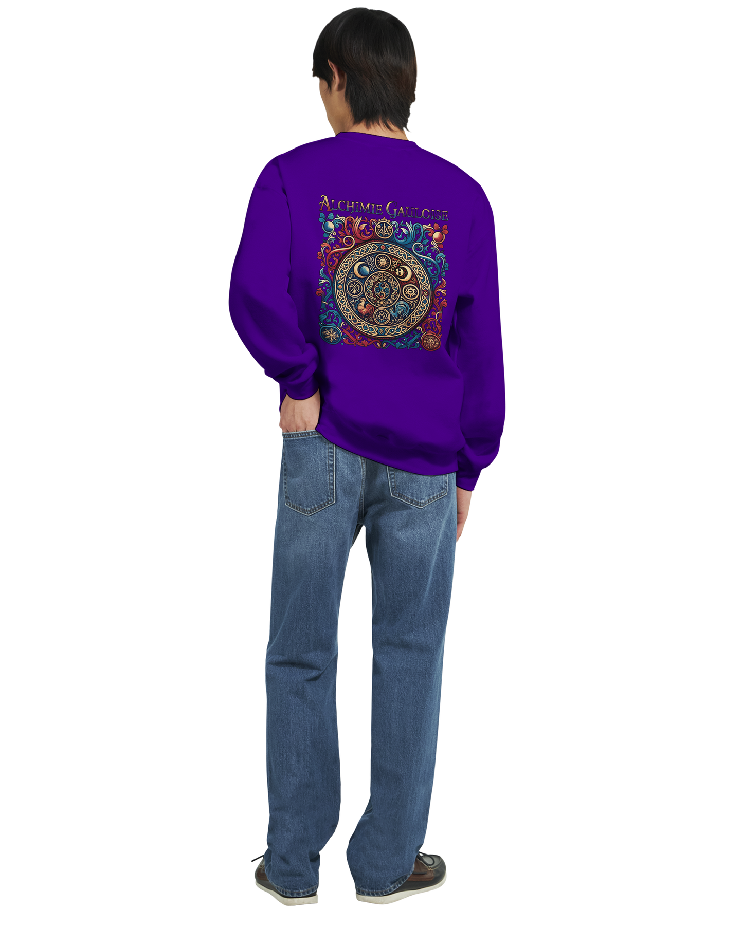 Herren-Sweatshirt "Gallische Alchemie" Klassisches Rundhals-Sweatshirt | Gildan® 18000
