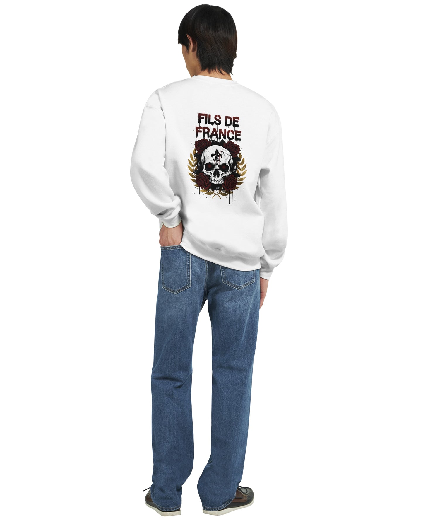Sweatshirt Fils de France Herren French Style Klassisch Rundhals | Gildan® 18000