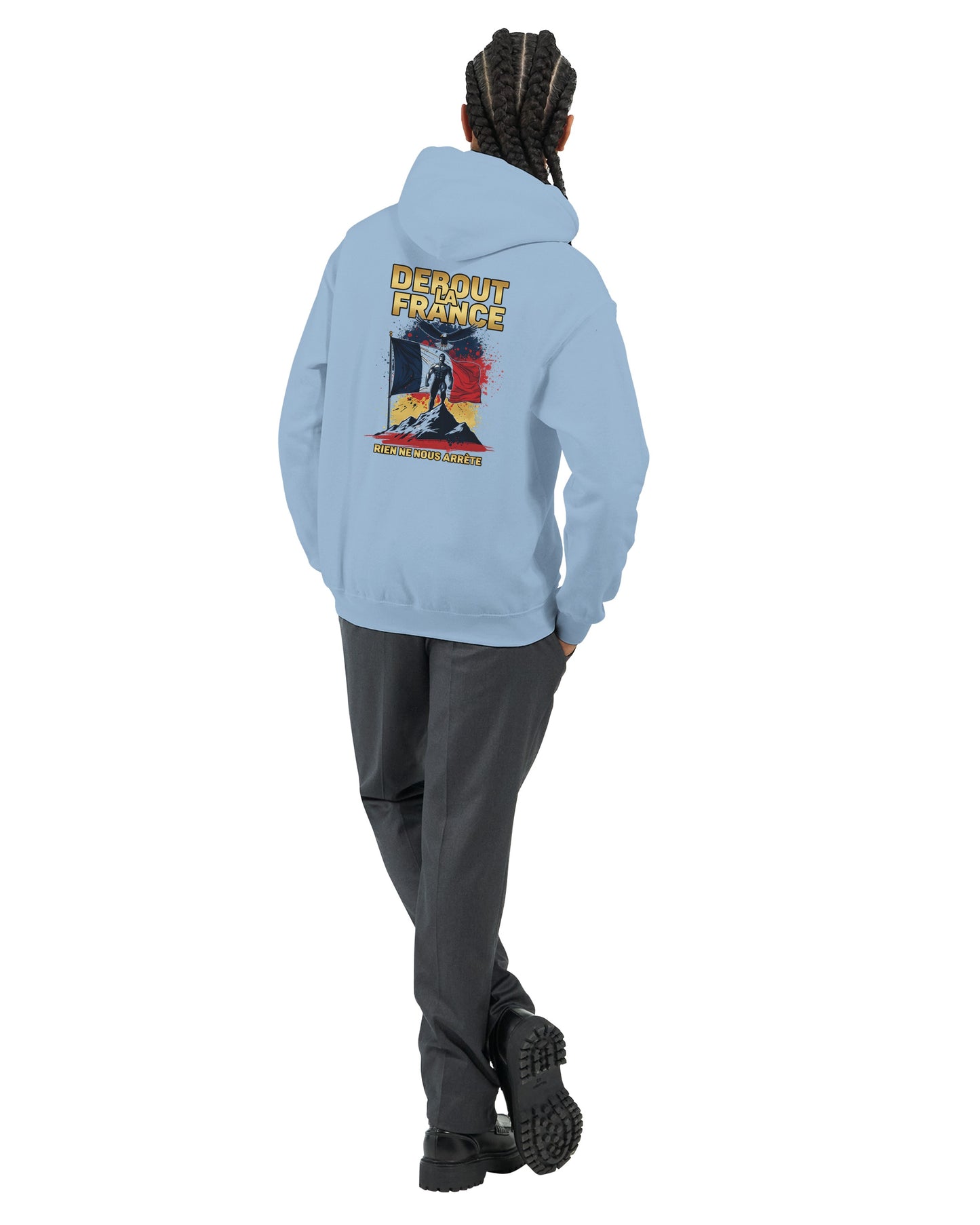 Steh auf, Frankreich, Kapuzenpullover klassisch | Gildan® 18500