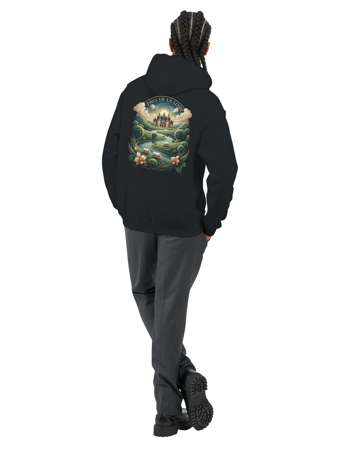 Klassischer Unisex-Kapuzenpullover Pays de la Loire | Gildan® 18500