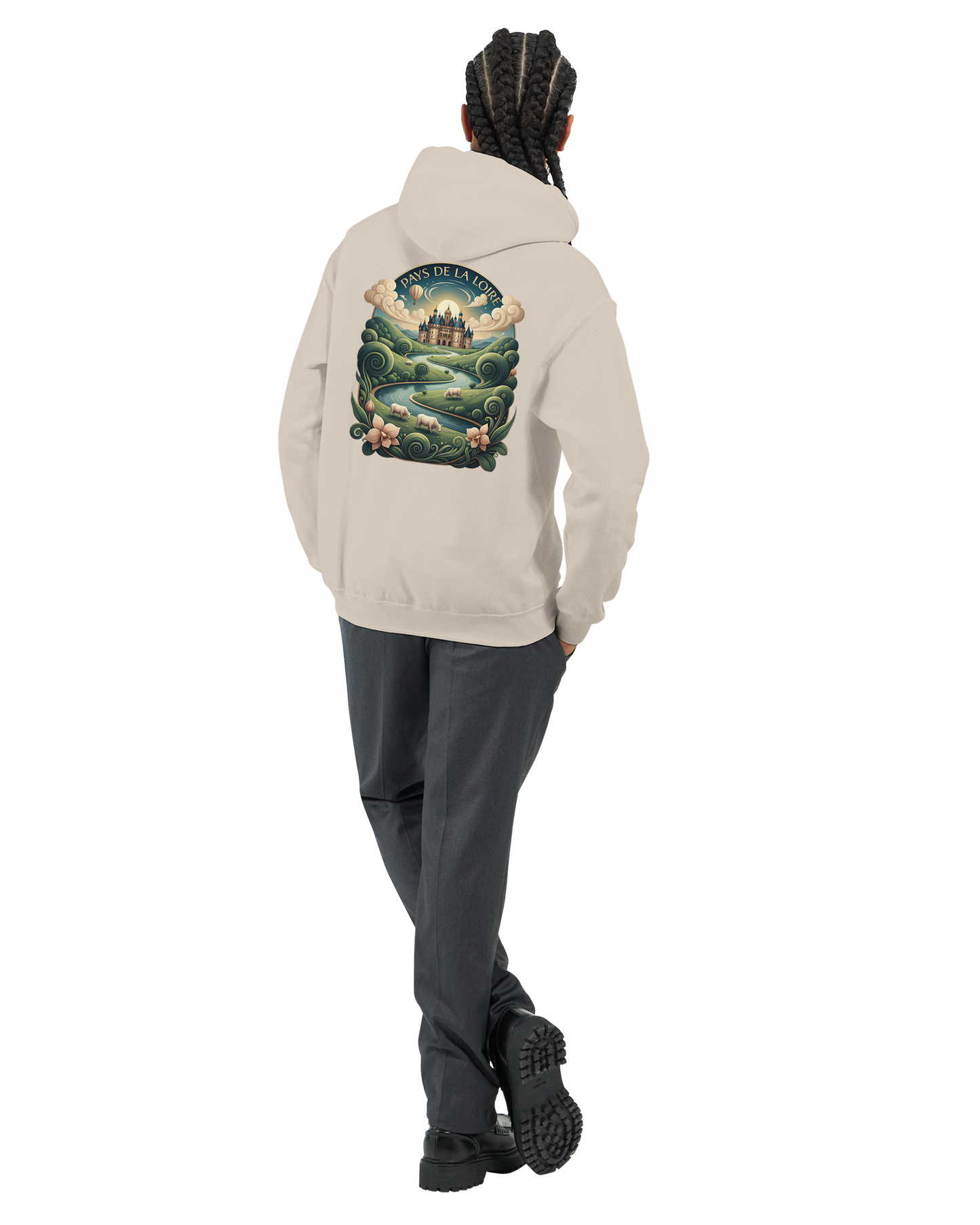 Klassischer Unisex-Kapuzenpullover Pays de la Loire | Gildan® 18500