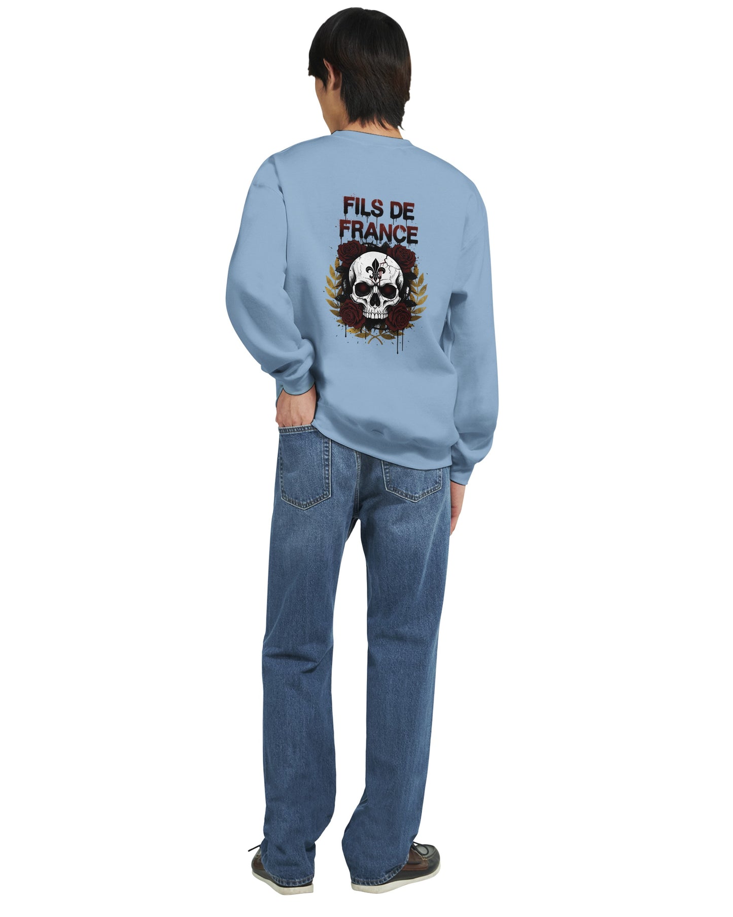 Sweatshirt Fils de France Herren French Style Klassisch Rundhals | Gildan® 18000