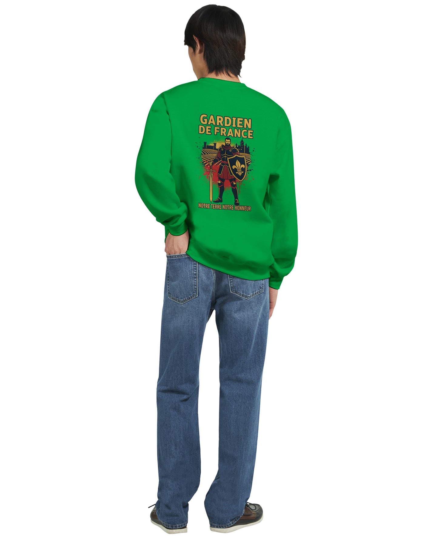 Men's France Goalkeeper Classic Crewneck Sweatshirt | Gildan® 18000