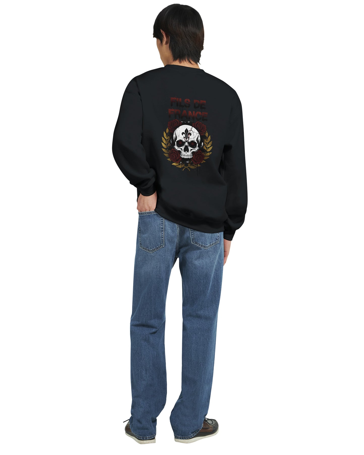 Sweatshirt Fils de France Herren French Style Klassisch Rundhals | Gildan® 18000