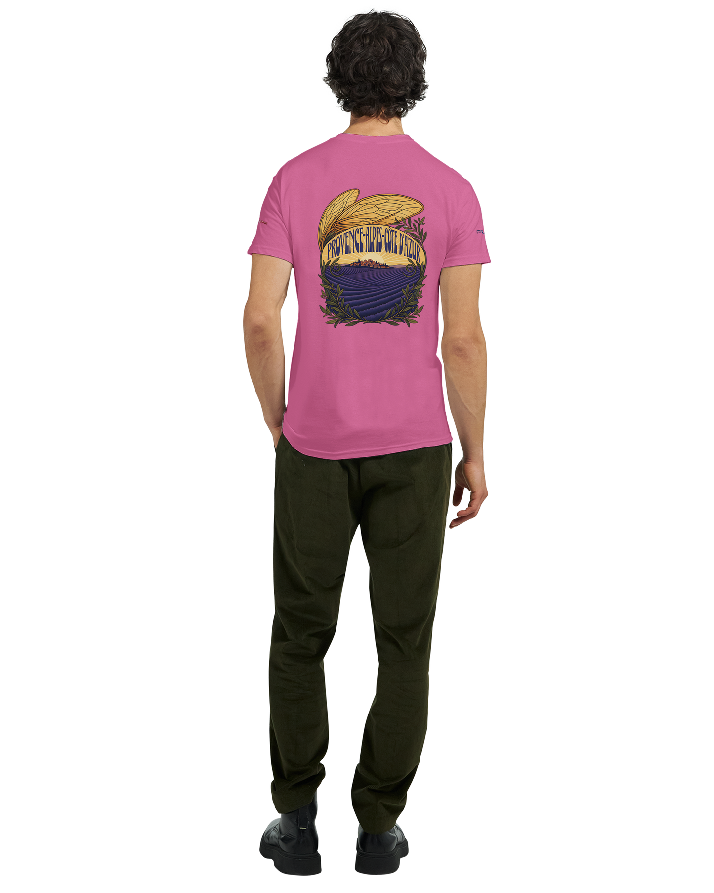 Unisex T-Shirt Provence-Alpes-Côte d'Azur, schwerer Rundhalsausschnitt | Gildan® 5000