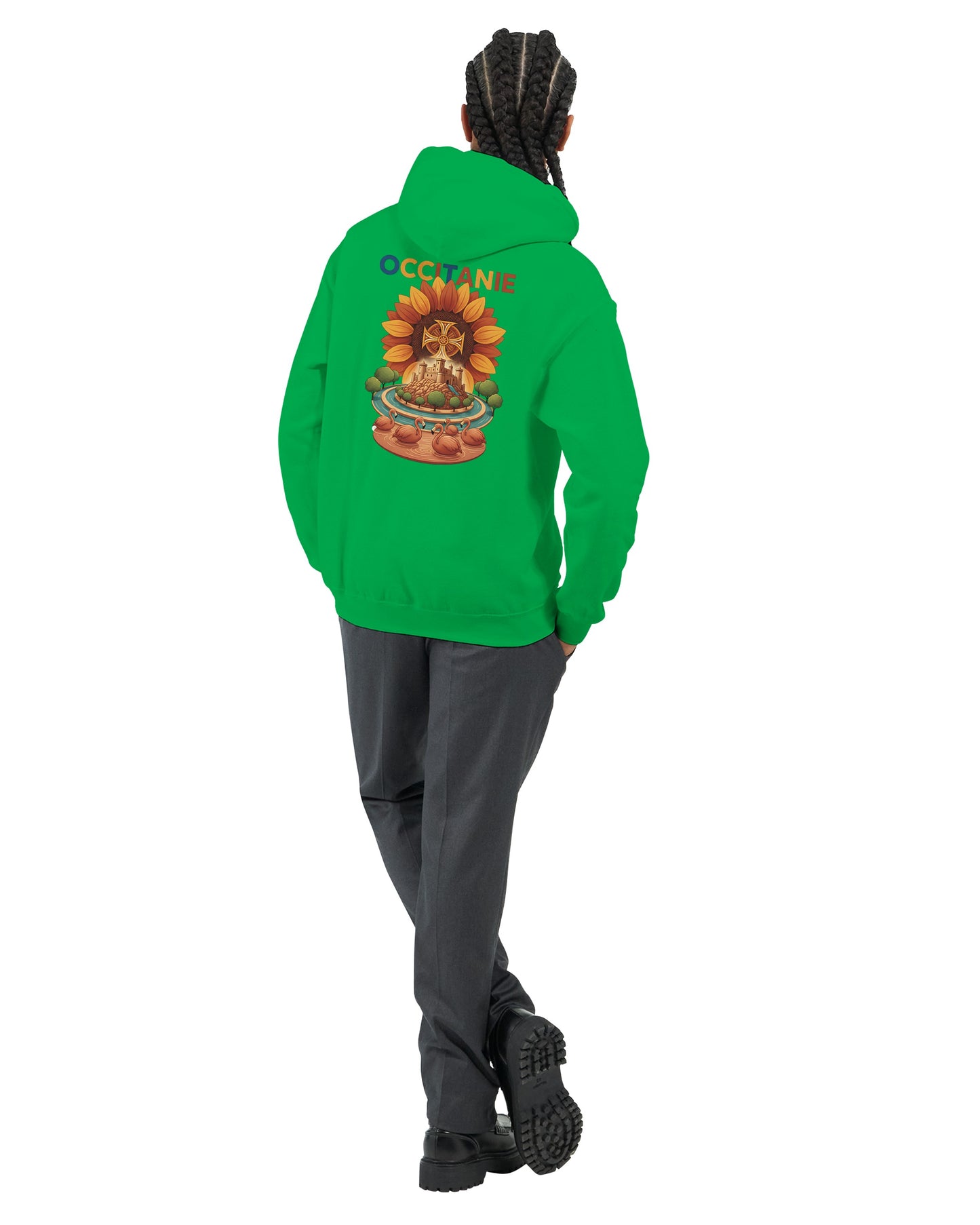 Klassischer Unisex-Kapuzenpullover Okzitanien | Gildan® 18500
