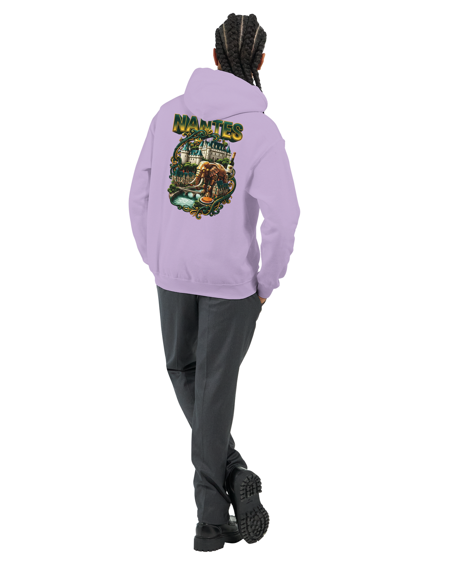 Unisex-Kapuzenpullover Nantes Stadt Frankreich klassisch | Gildan® 18500