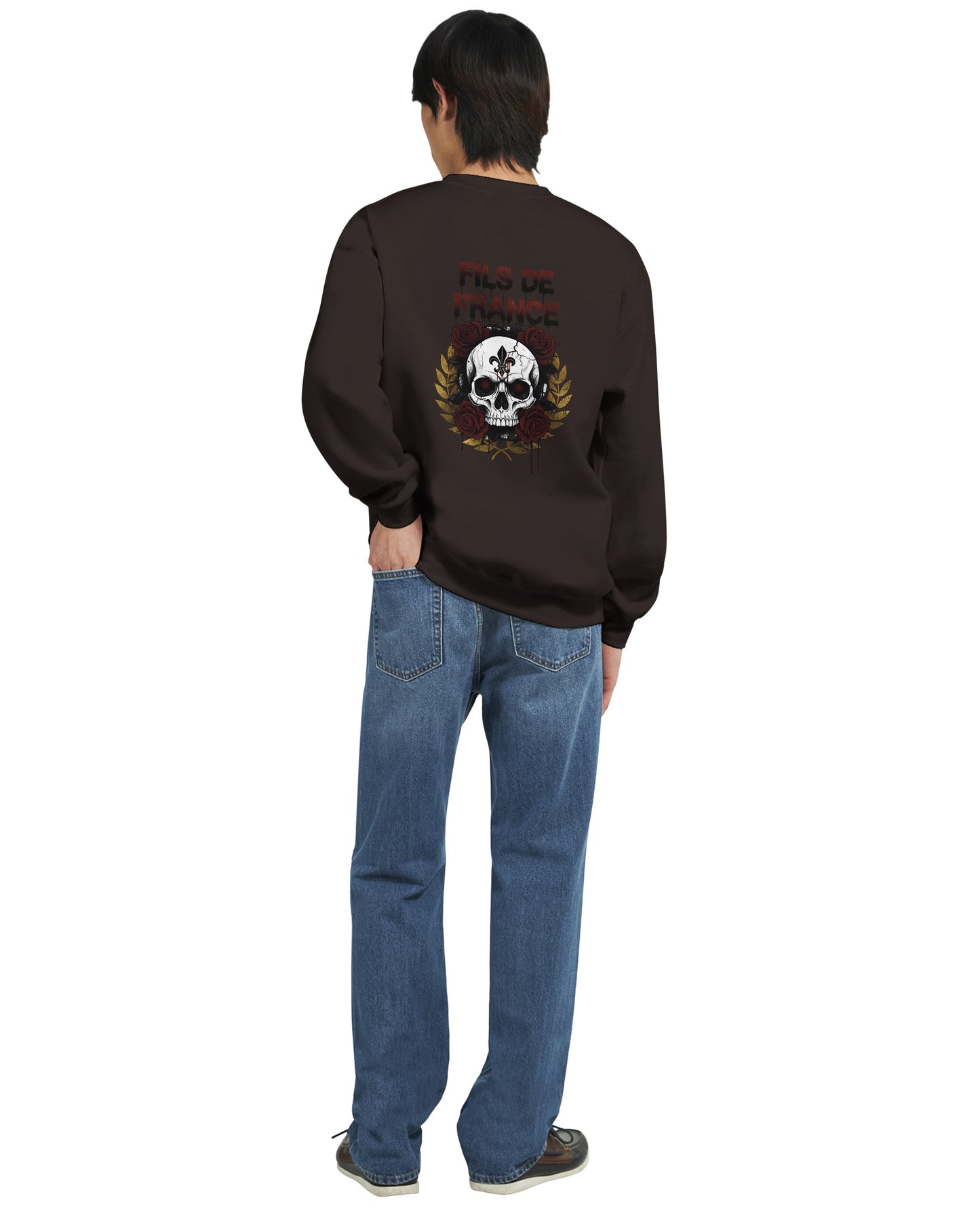Sweatshirt Fils de France Herren French Style Klassisch Rundhals | Gildan® 18000