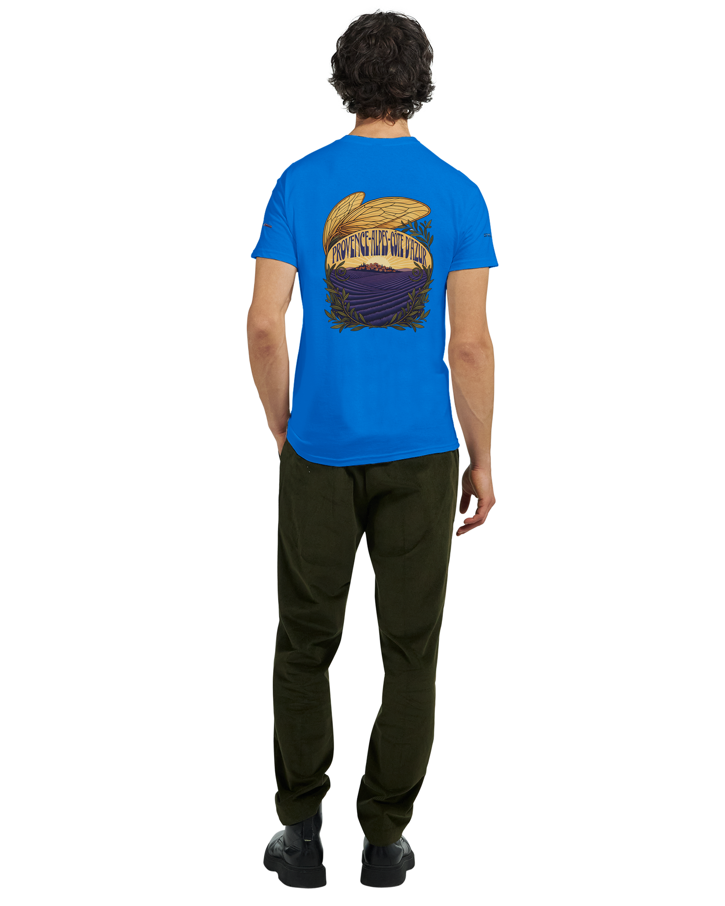 Unisex T-Shirt Provence-Alpes-Côte d'Azur, schwerer Rundhalsausschnitt | Gildan® 5000