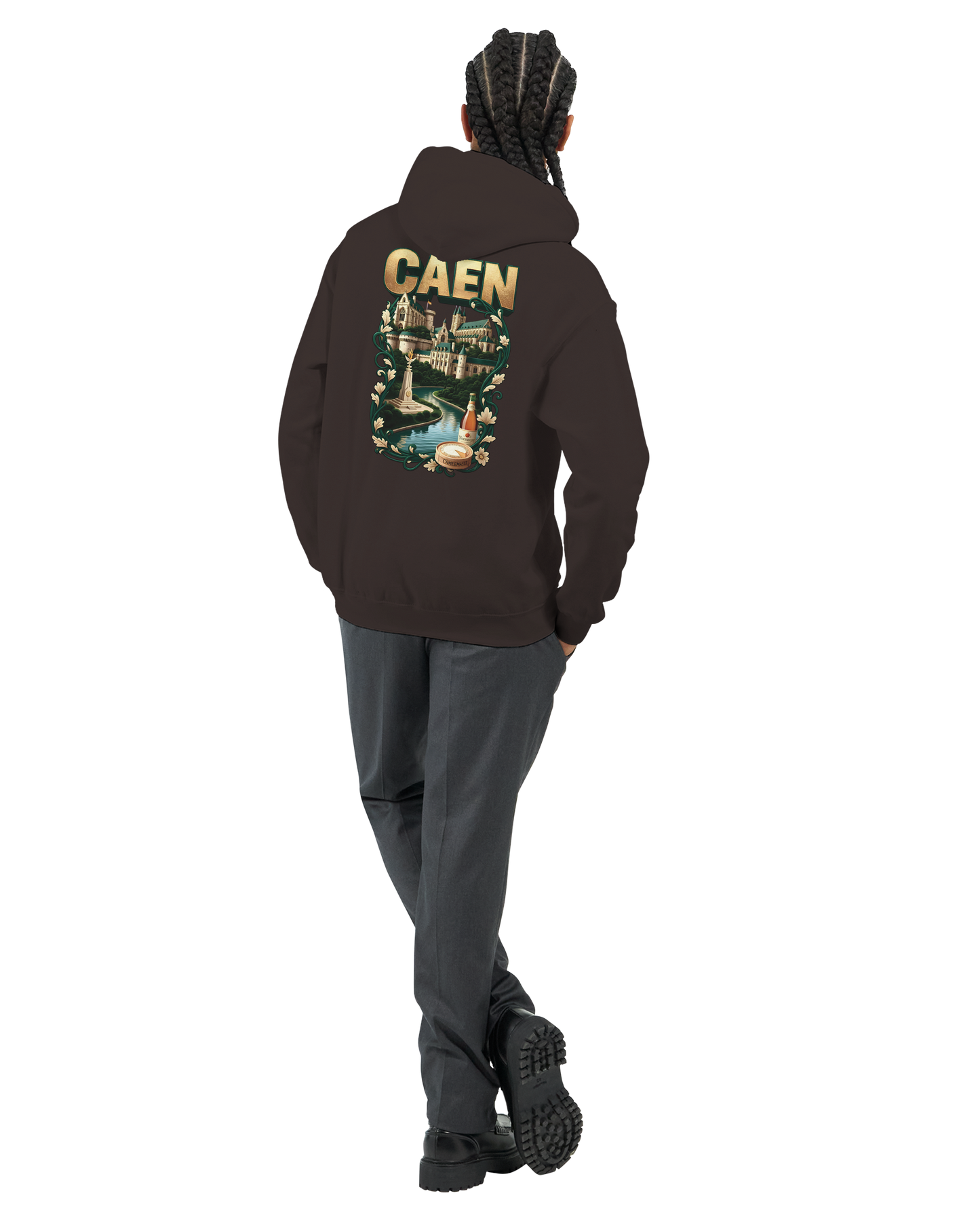 Kapuzenpullover "Caen, Stadt Frankreichs" Unisex Klassiker | Gildan® 18500
