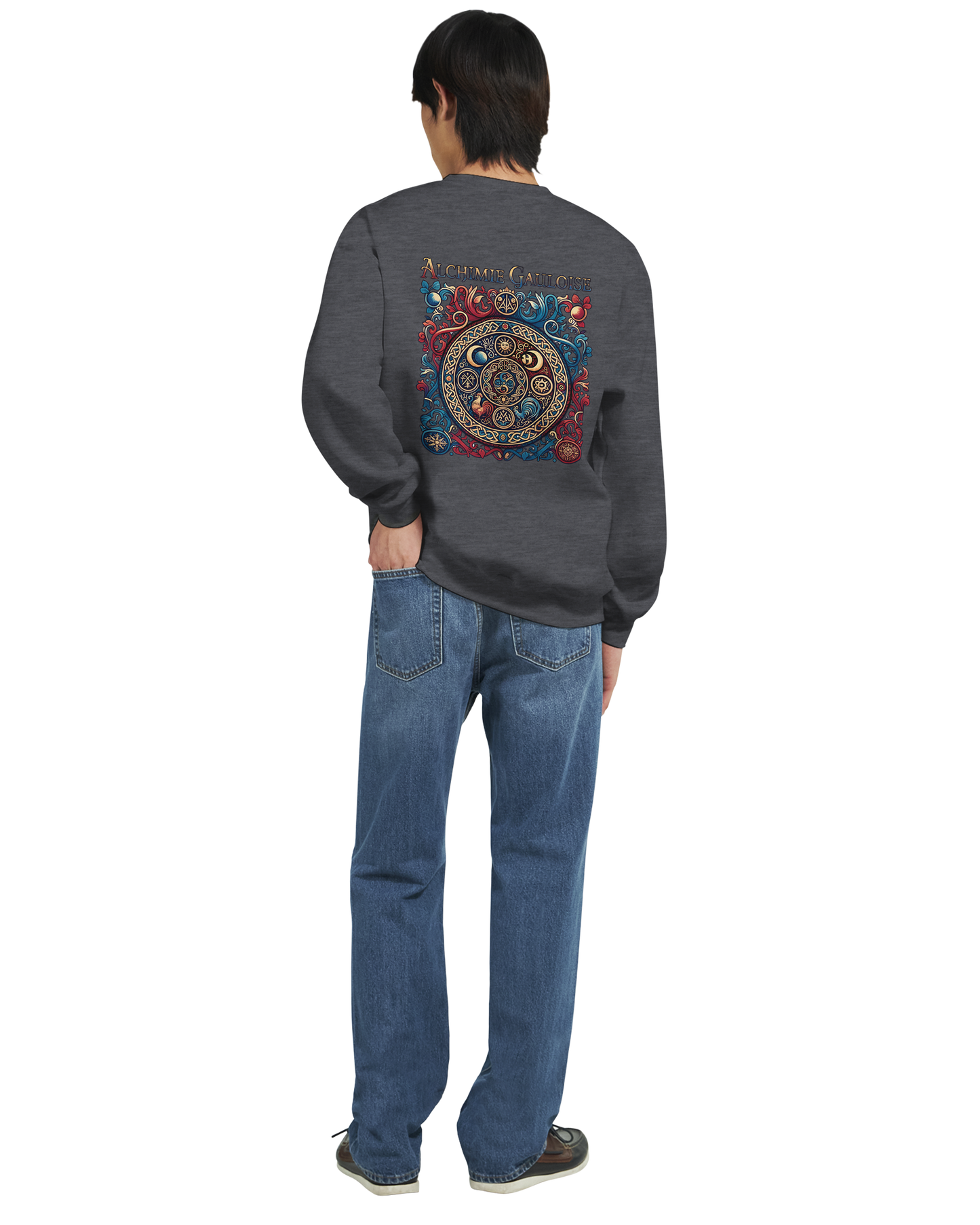 Herren-Sweatshirt "Gallische Alchemie" Klassisches Rundhals-Sweatshirt | Gildan® 18000