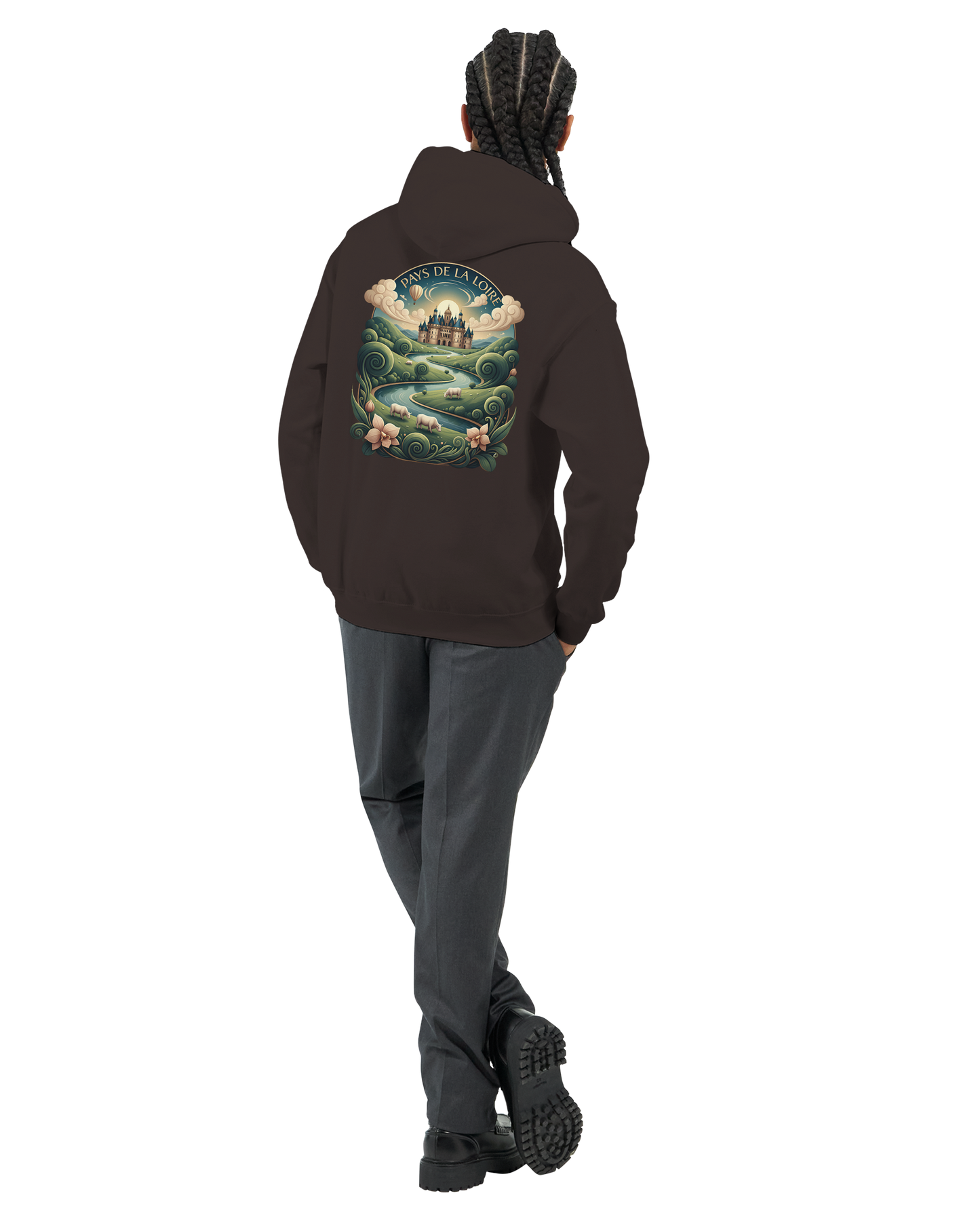 Klassischer Unisex-Kapuzenpullover Pays de la Loire | Gildan® 18500
