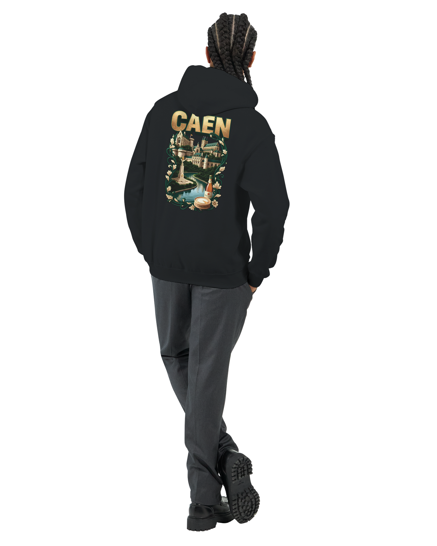 Kapuzenpullover "Caen, Stadt Frankreichs" Unisex Klassiker | Gildan® 18500