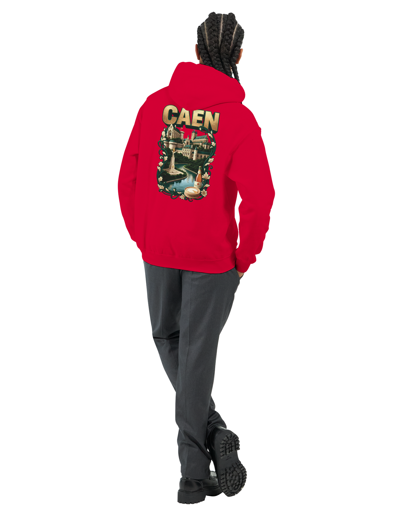 Kapuzenpullover "Caen, Stadt Frankreichs" Unisex Klassiker | Gildan® 18500