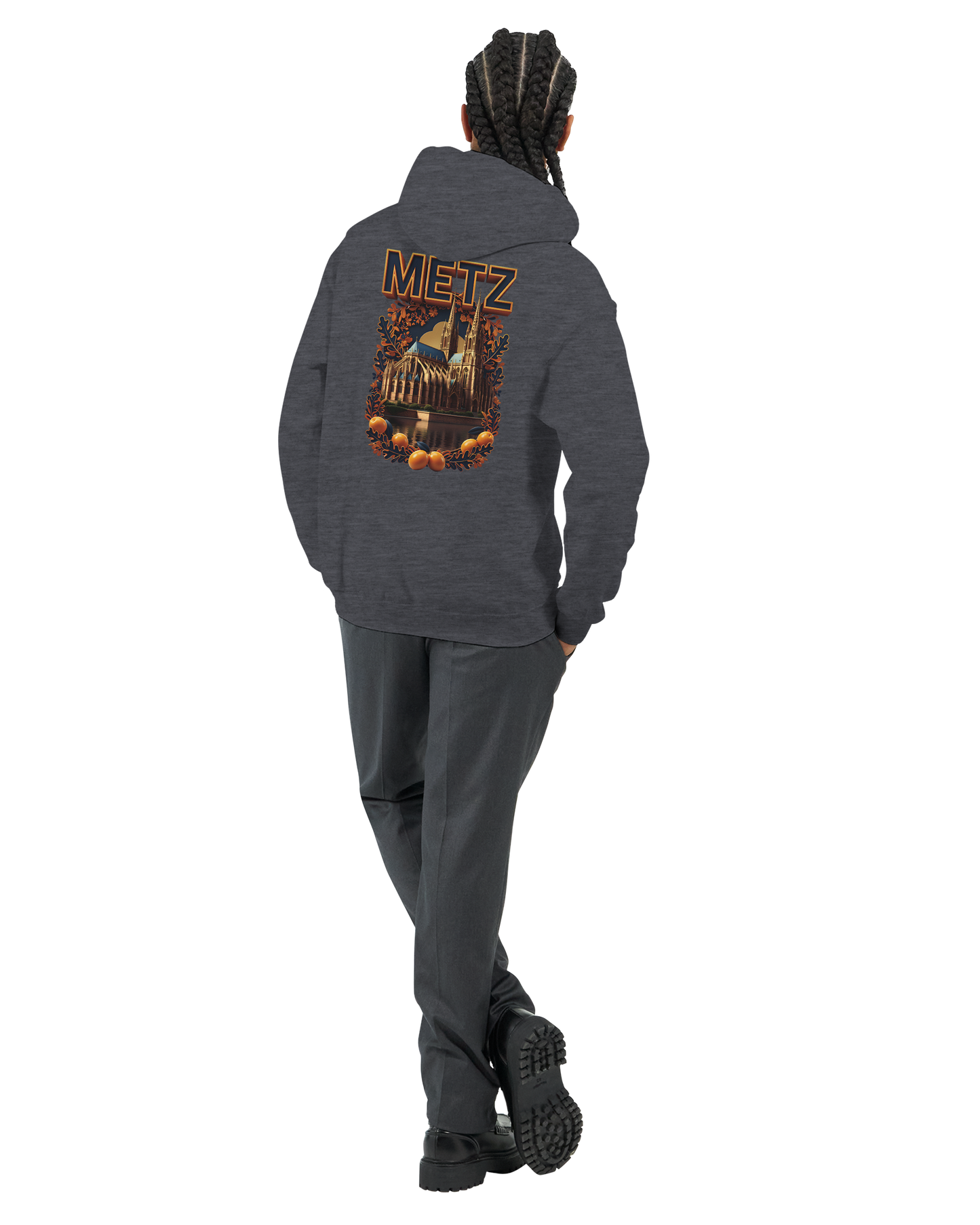 Unisex-Hoodie Metz Stadt Frankreich klassisch | Gildan® 18500