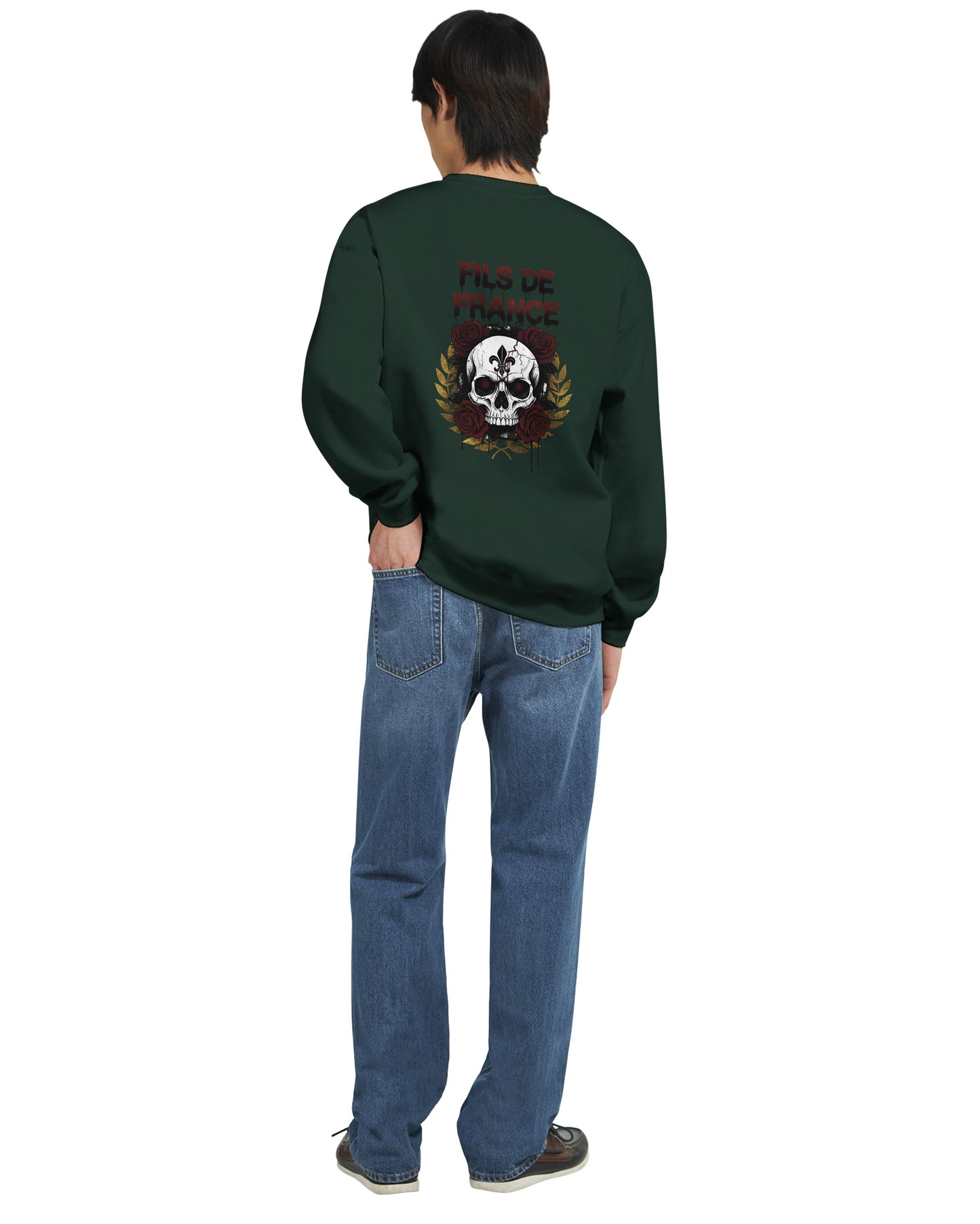 Sweatshirt Fils de France Herren French Style Klassisch Rundhals | Gildan® 18000