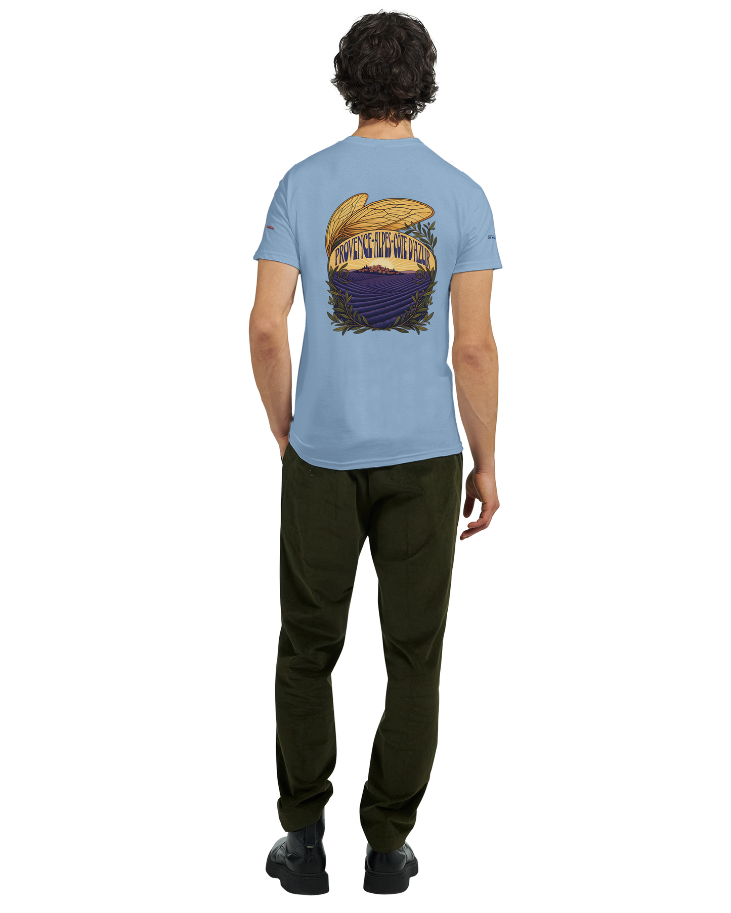Unisex T-Shirt Provence-Alpes-Côte d'Azur, schwerer Rundhalsausschnitt | Gildan® 5000
