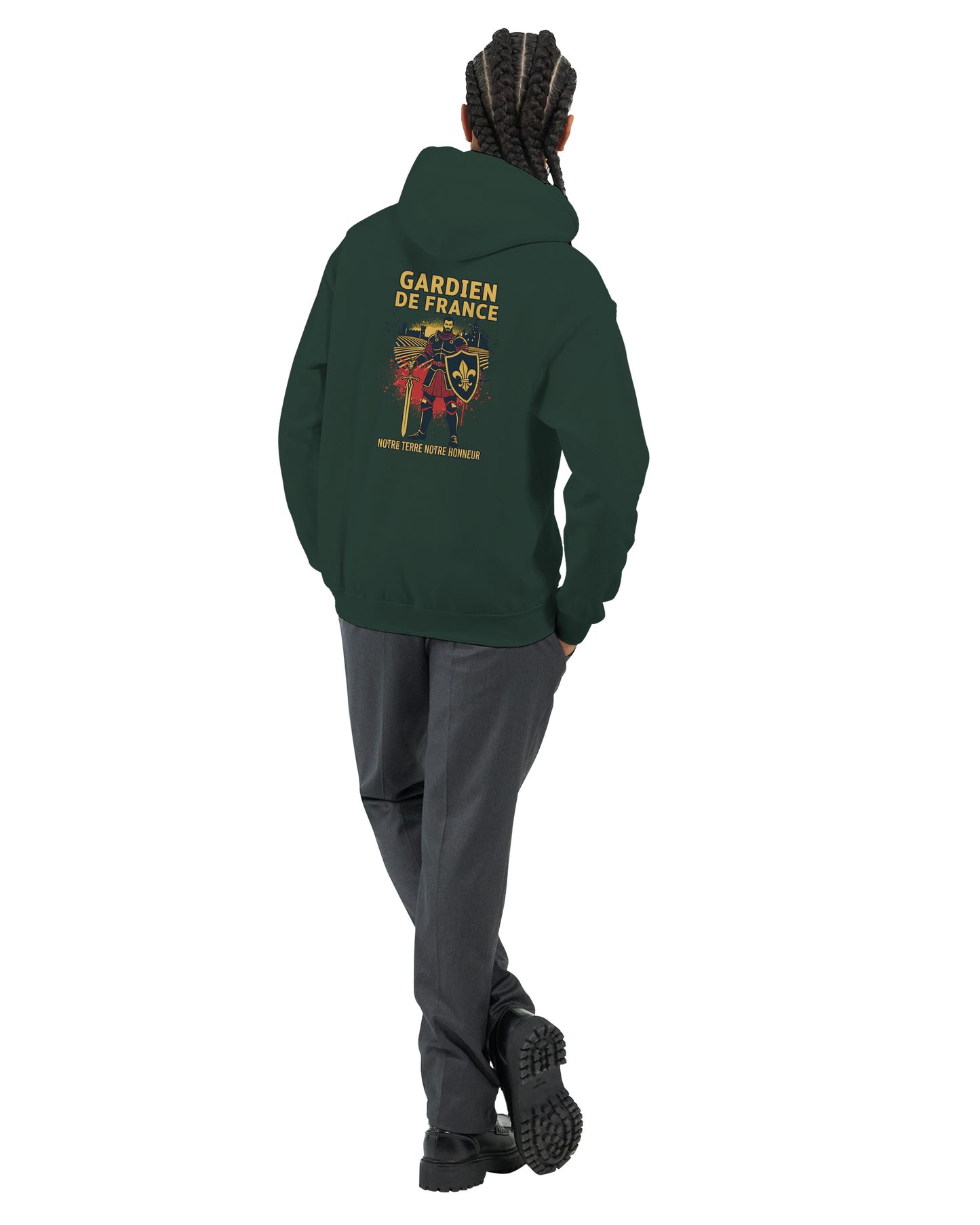 Klassischer Frankreich-Torwart-Hoodie für Herren | Gildan® 18500