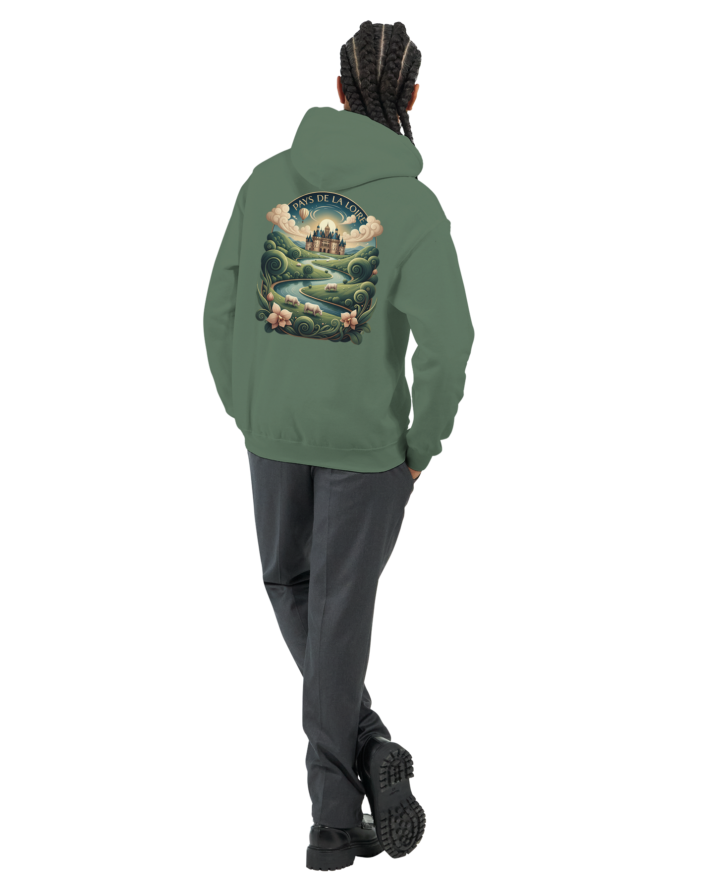 Klassischer Unisex-Kapuzenpullover Pays de la Loire | Gildan® 18500