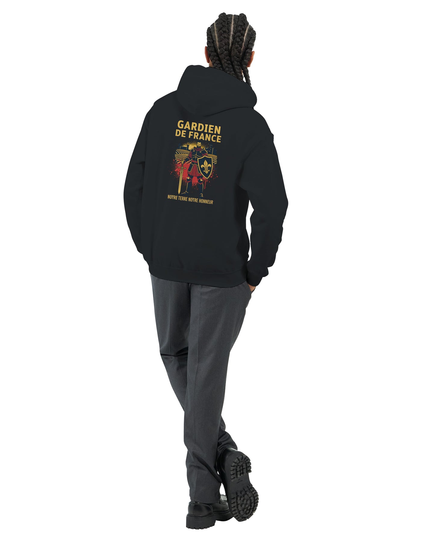Klassischer Frankreich-Torwart-Hoodie für Herren | Gildan® 18500