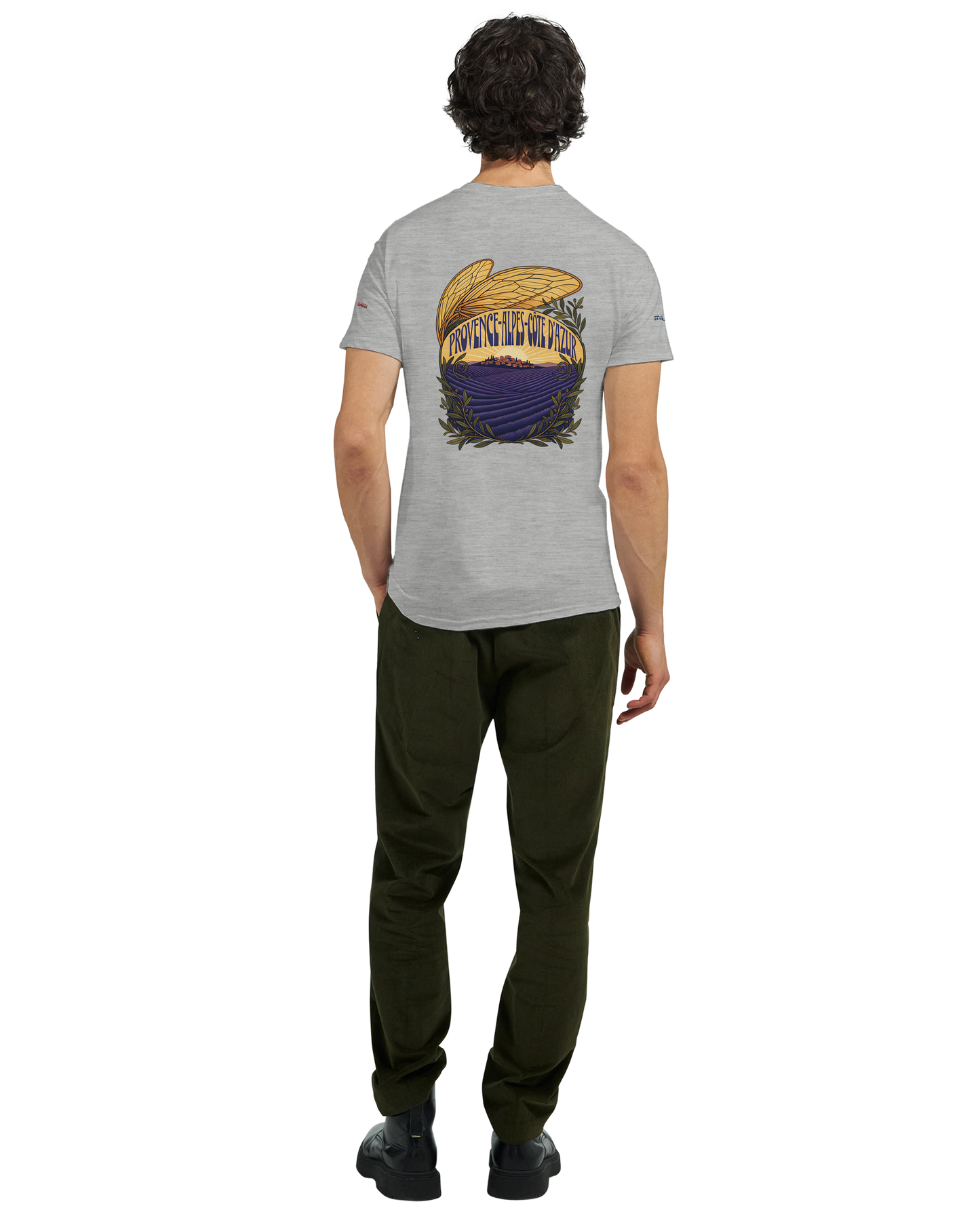 Unisex T-Shirt Provence-Alpes-Côte d'Azur, schwerer Rundhalsausschnitt | Gildan® 5000