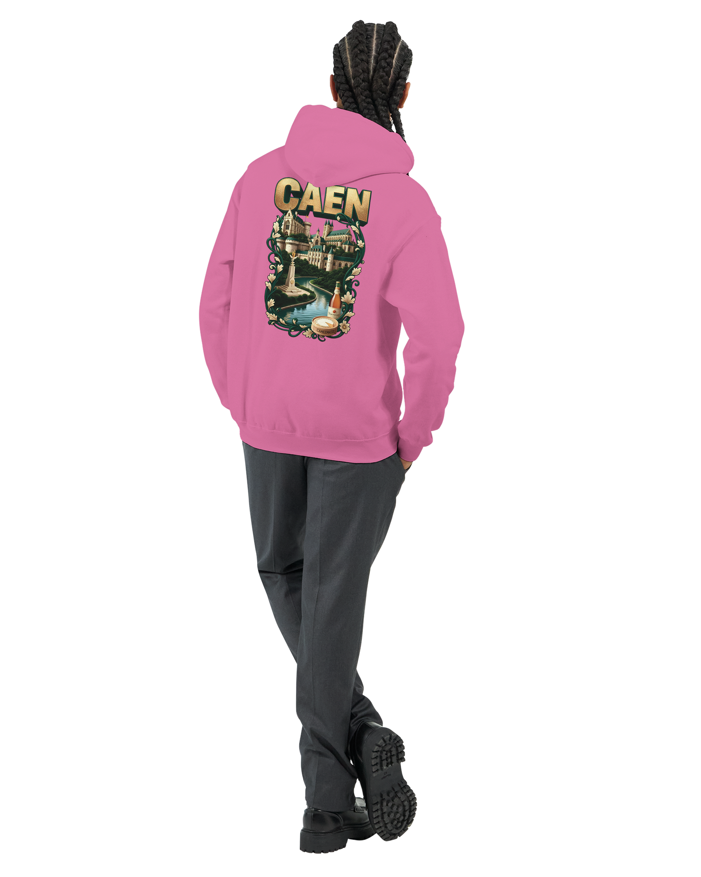 Kapuzenpullover "Caen, Stadt Frankreichs" Unisex Klassiker | Gildan® 18500