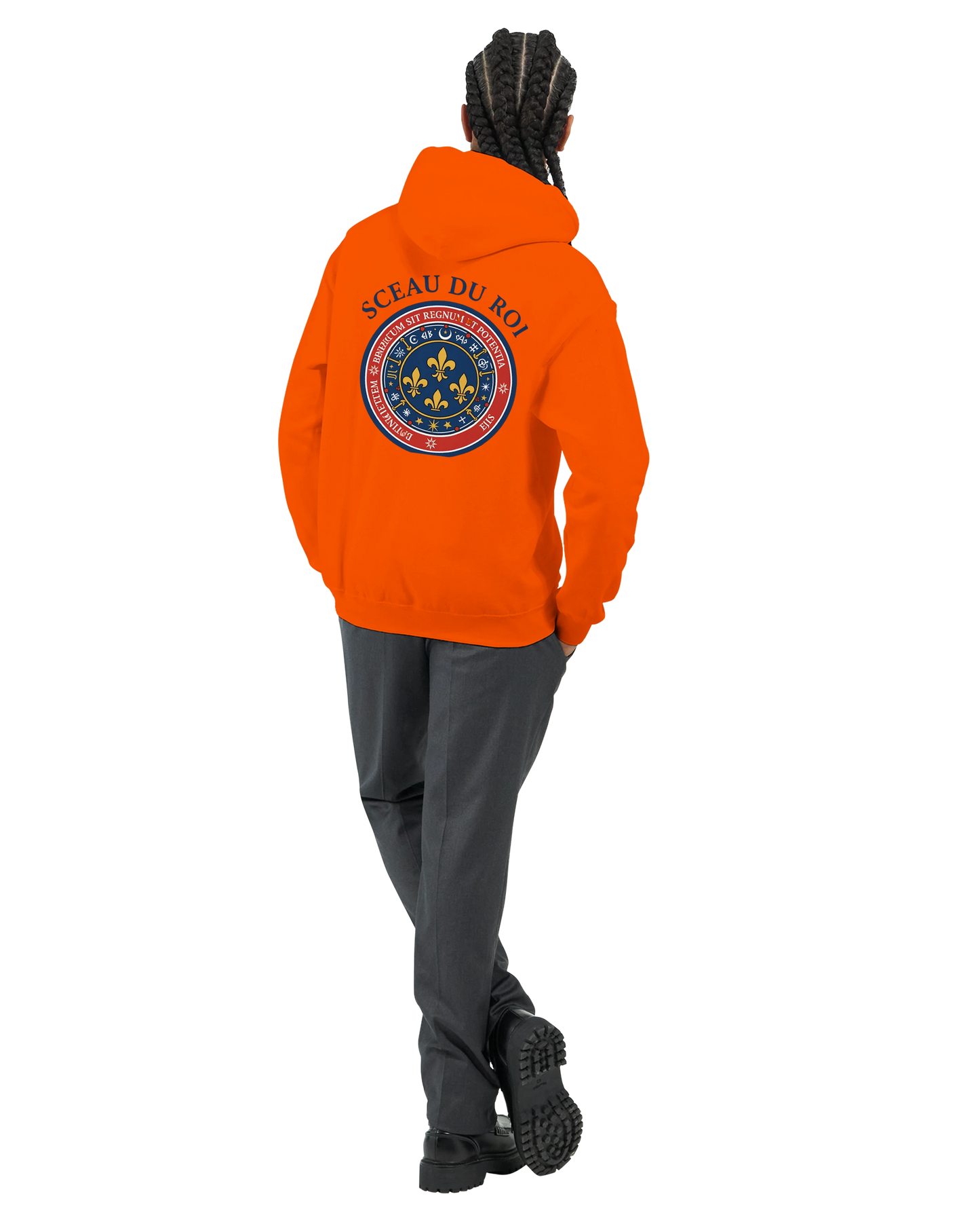 Herren-Kapuzenpullover „Siegel des Königs“ klassisch | Gildan® 18500