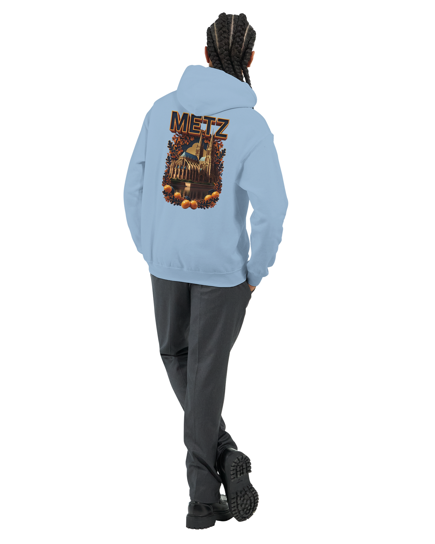Unisex-Hoodie Metz Stadt Frankreich klassisch | Gildan® 18500