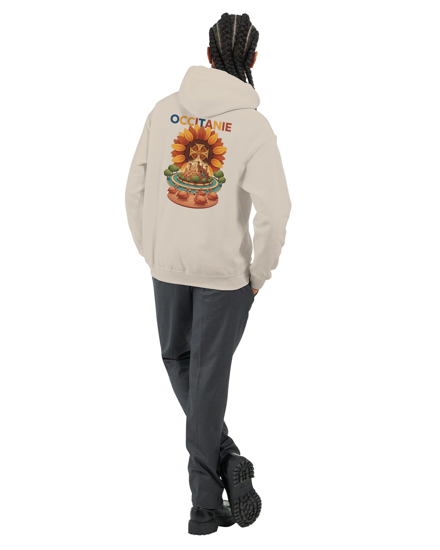 Klassischer Unisex-Kapuzenpullover Okzitanien | Gildan® 18500