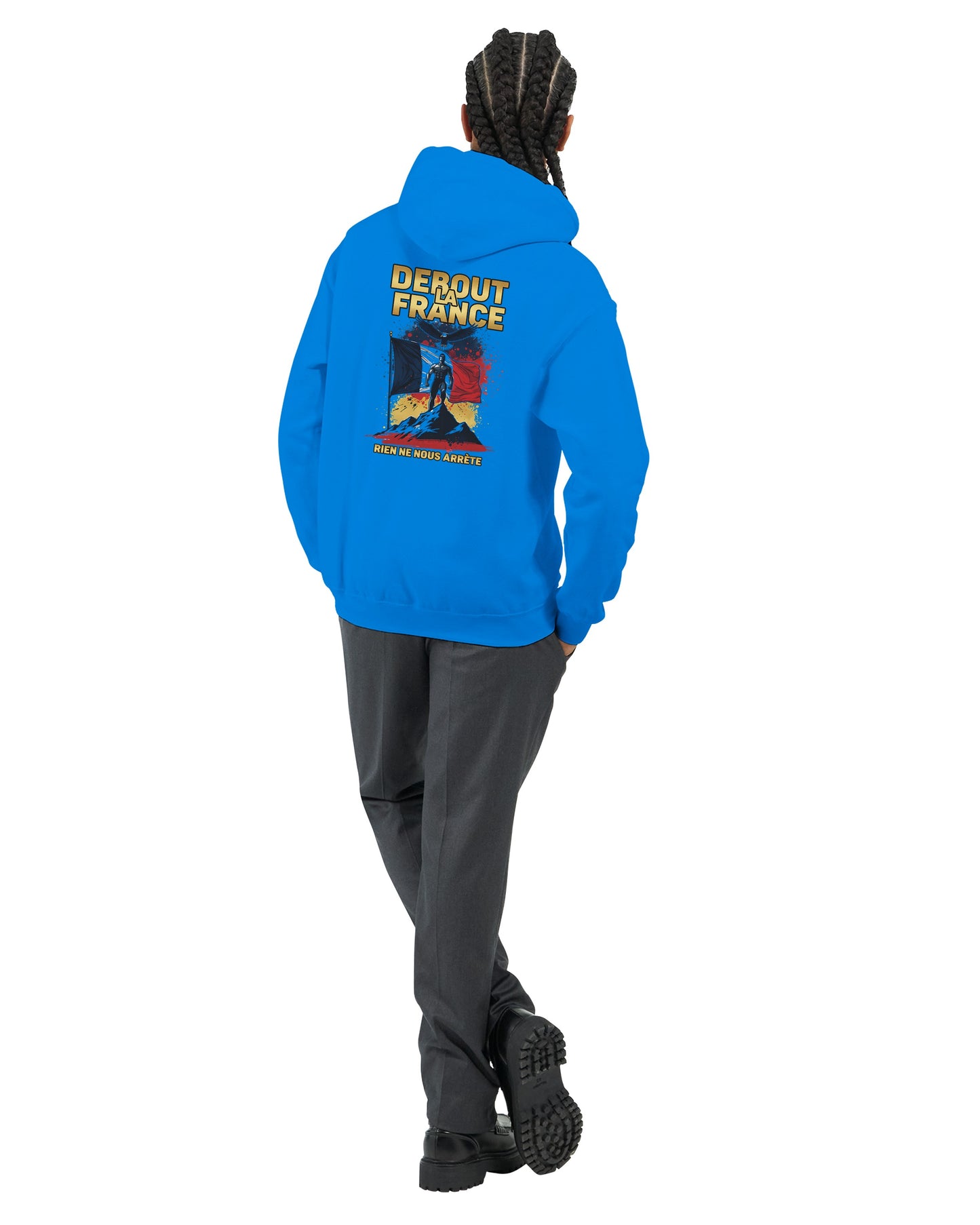 Steh auf, Frankreich, Kapuzenpullover klassisch | Gildan® 18500