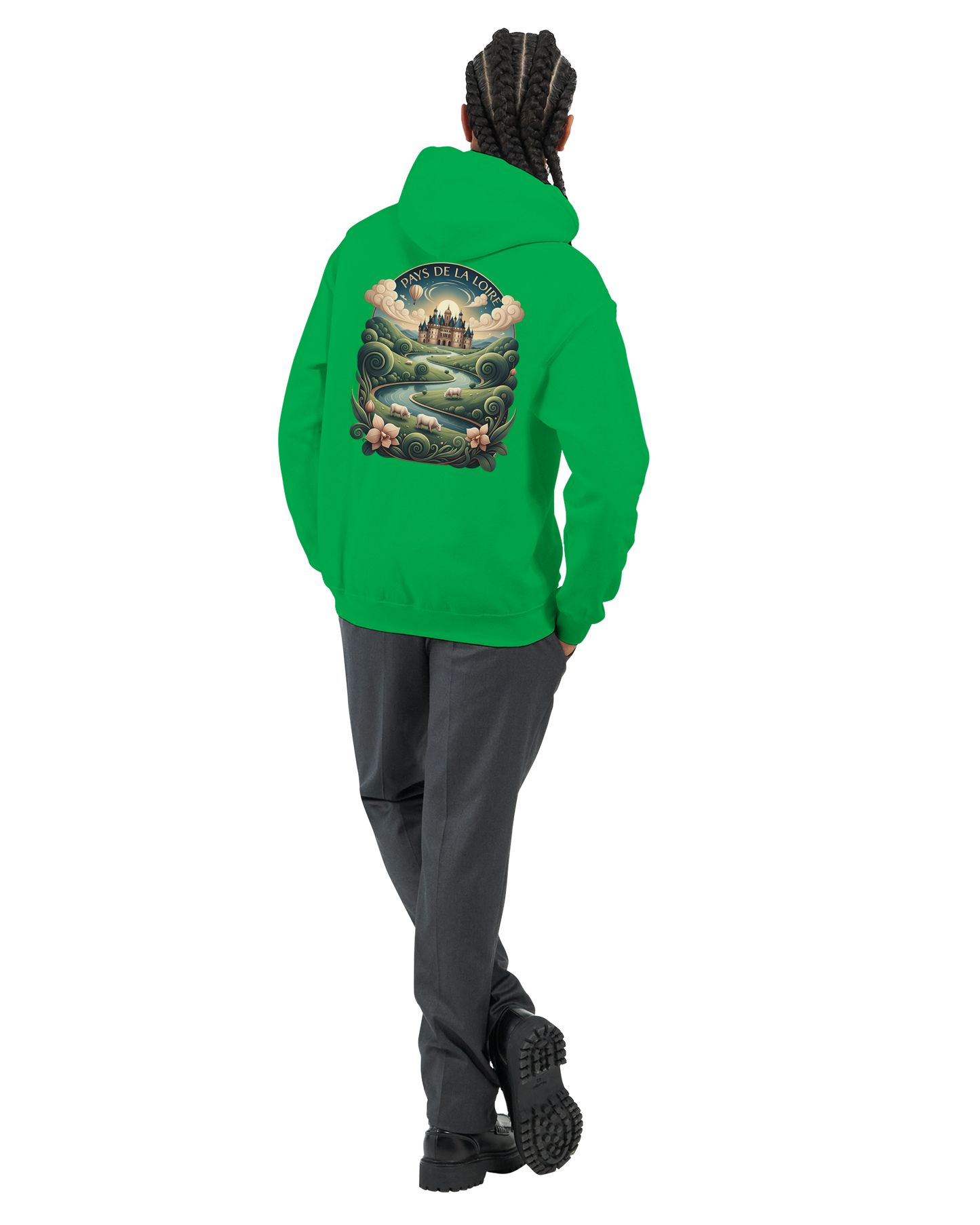 Klassischer Unisex-Kapuzenpullover Pays de la Loire | Gildan® 18500