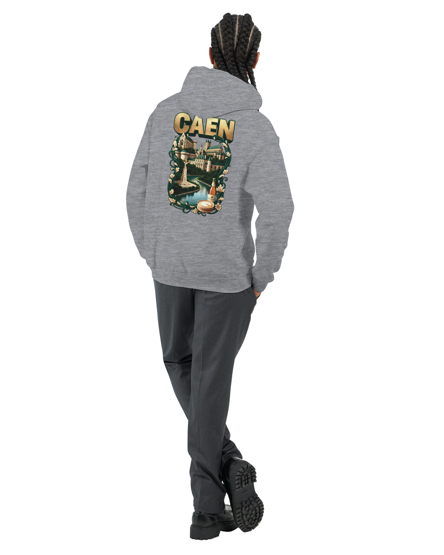 Kapuzenpullover "Caen, Stadt Frankreichs" Unisex Klassiker | Gildan® 18500