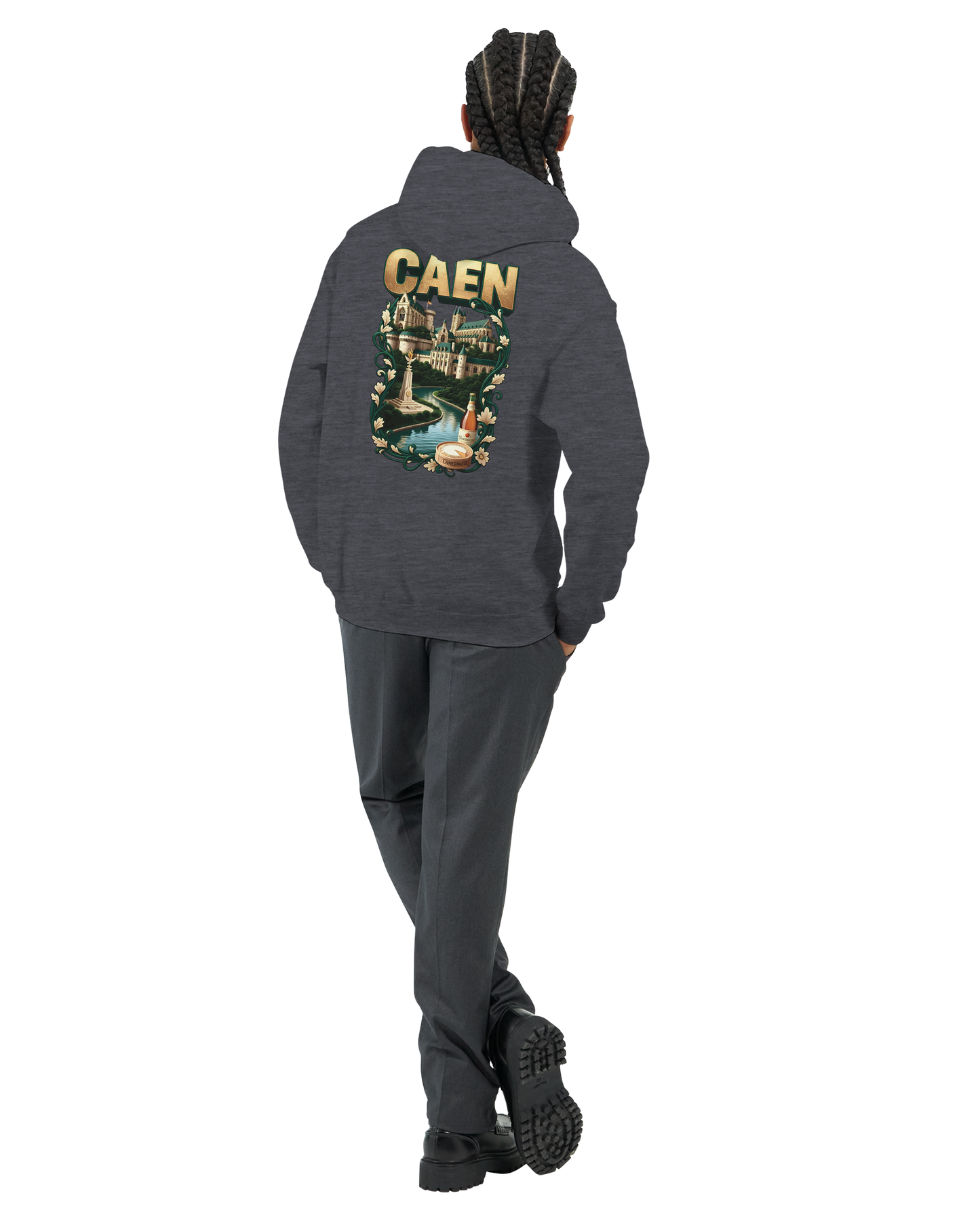 Kapuzenpullover "Caen, Stadt Frankreichs" Unisex Klassiker | Gildan® 18500