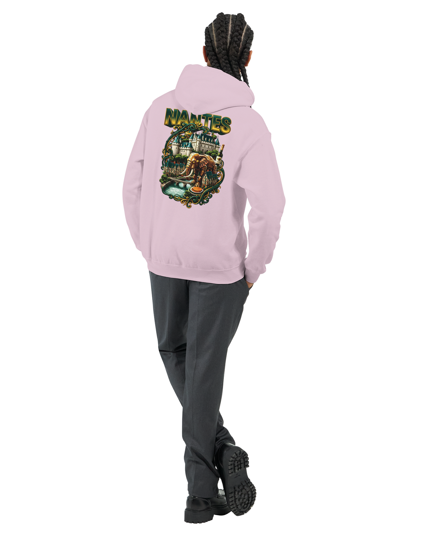 Unisex-Kapuzenpullover Nantes Stadt Frankreich klassisch | Gildan® 18500