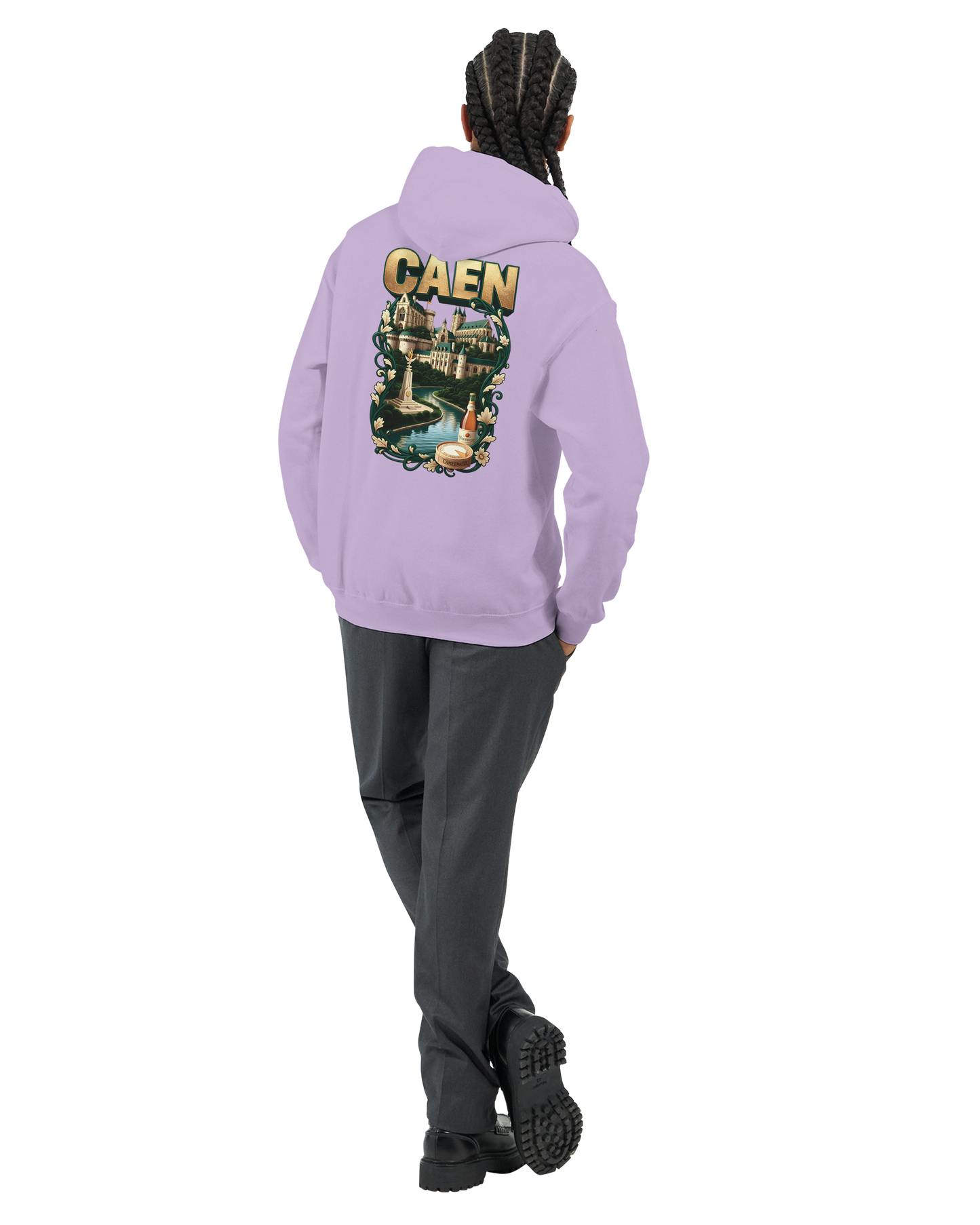 Kapuzenpullover "Caen, Stadt Frankreichs" Unisex Klassiker | Gildan® 18500